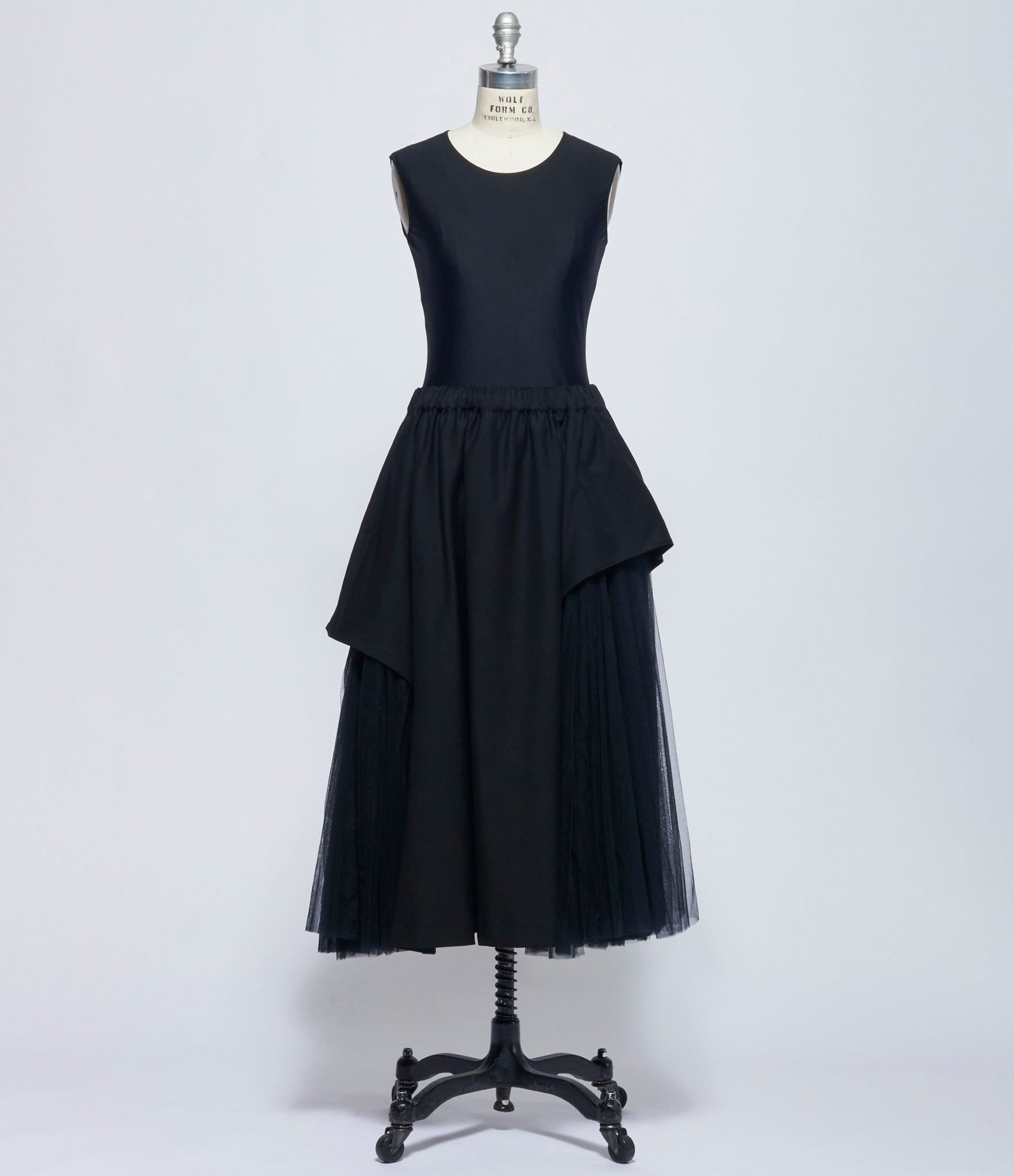 Noir Kei Ninomiya Comme Des Garcons Womens Cutout Tulle Skirt