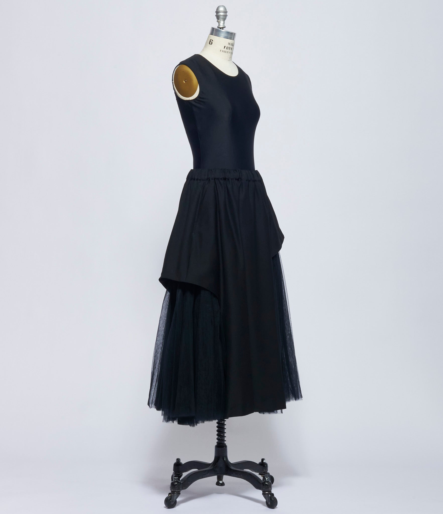 Noir Kei Ninomiya Comme Des Garcons Womens Cutout Tulle Skirt