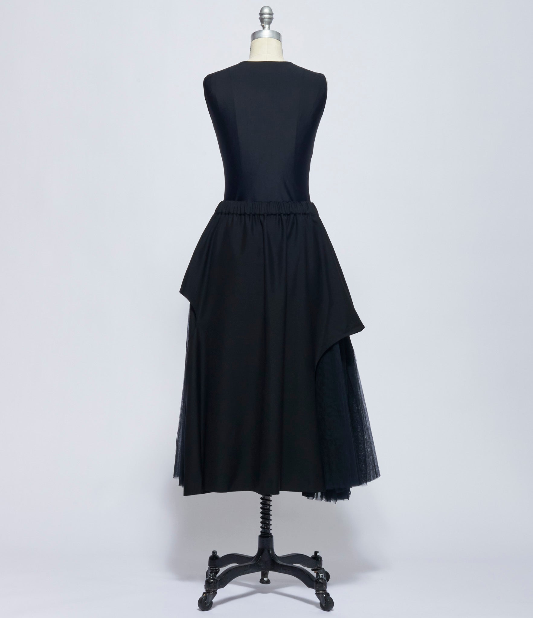 Noir Kei Ninomiya Comme Des Garcons Womens Cutout Tulle Skirt