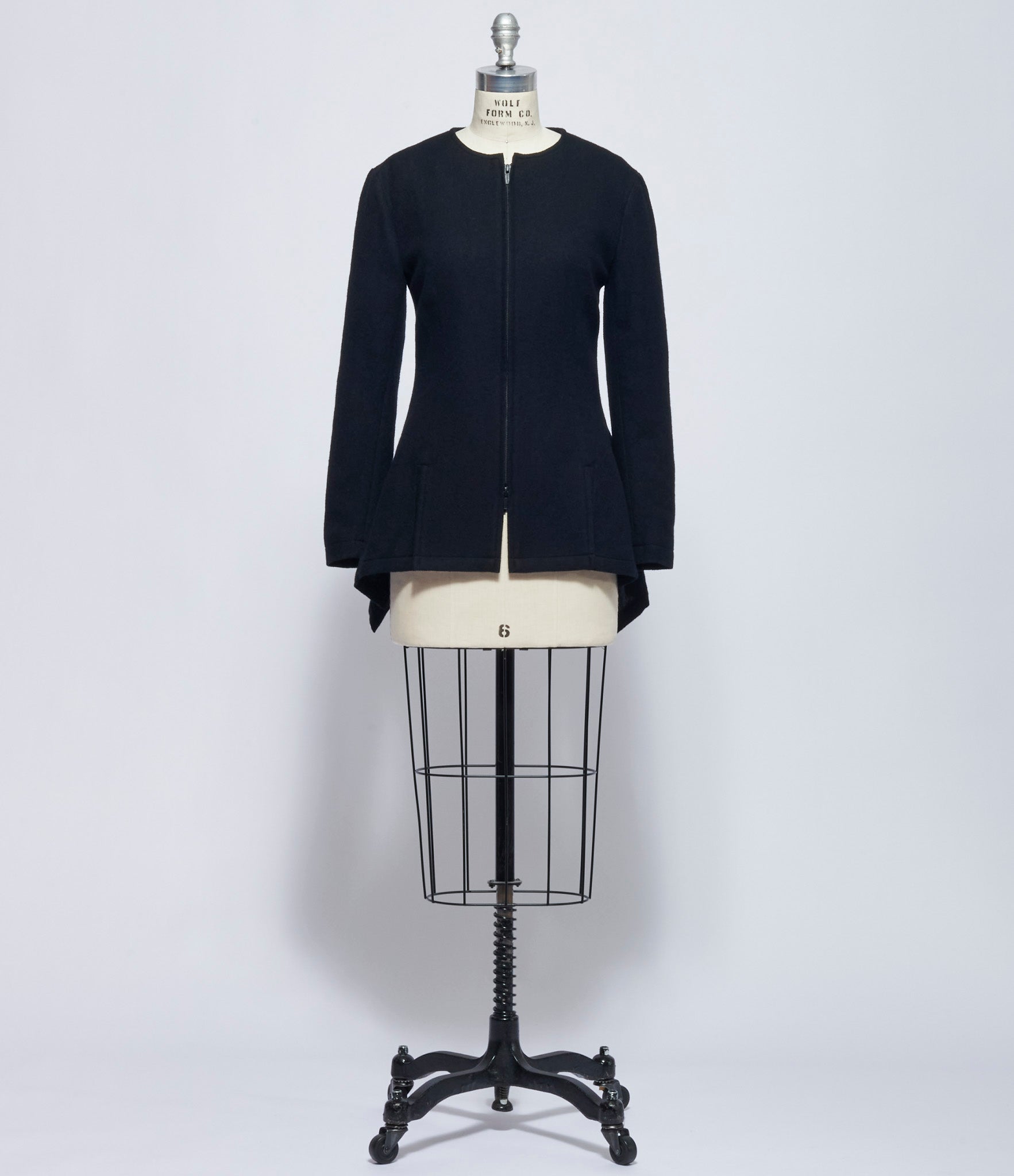 Yohji Yamamoto Womens F Zip Slim Jacket