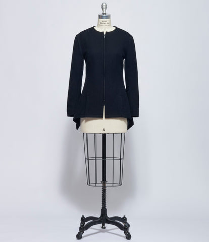 Yohji Yamamoto Womens F Zip Slim Jacket