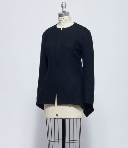 Yohji Yamamoto Womens F Zip Slim Jacket