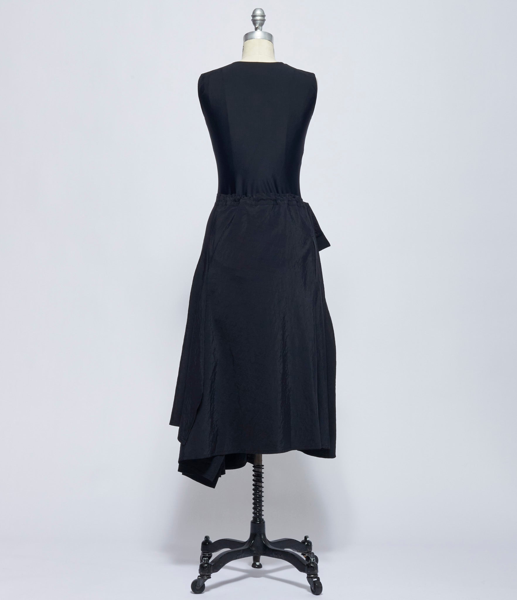 Yohji Yamamoto Womens Black R Gathered Skirt