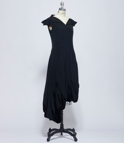 Yohji Yamamoto Womens Balloon Dress