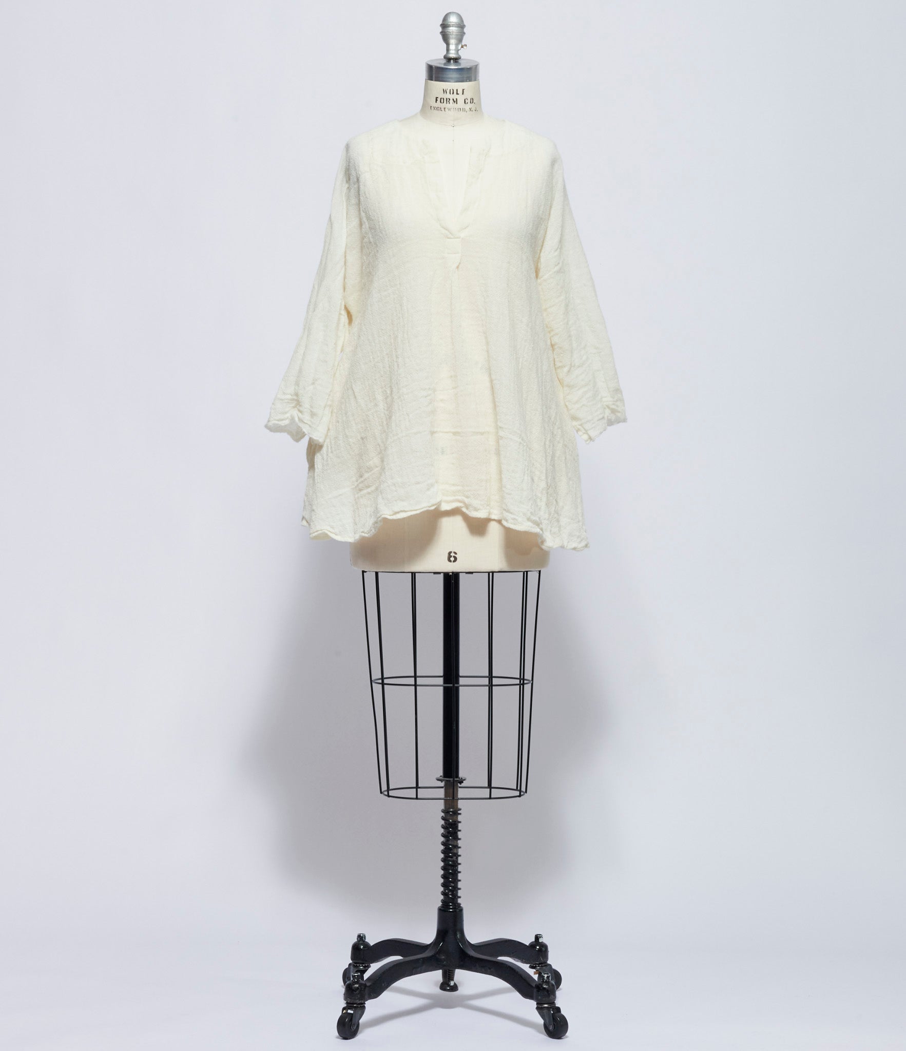 Daniela Gregis Womens Camicia Shirt Spicchi Sn Colla di Lavata Panna