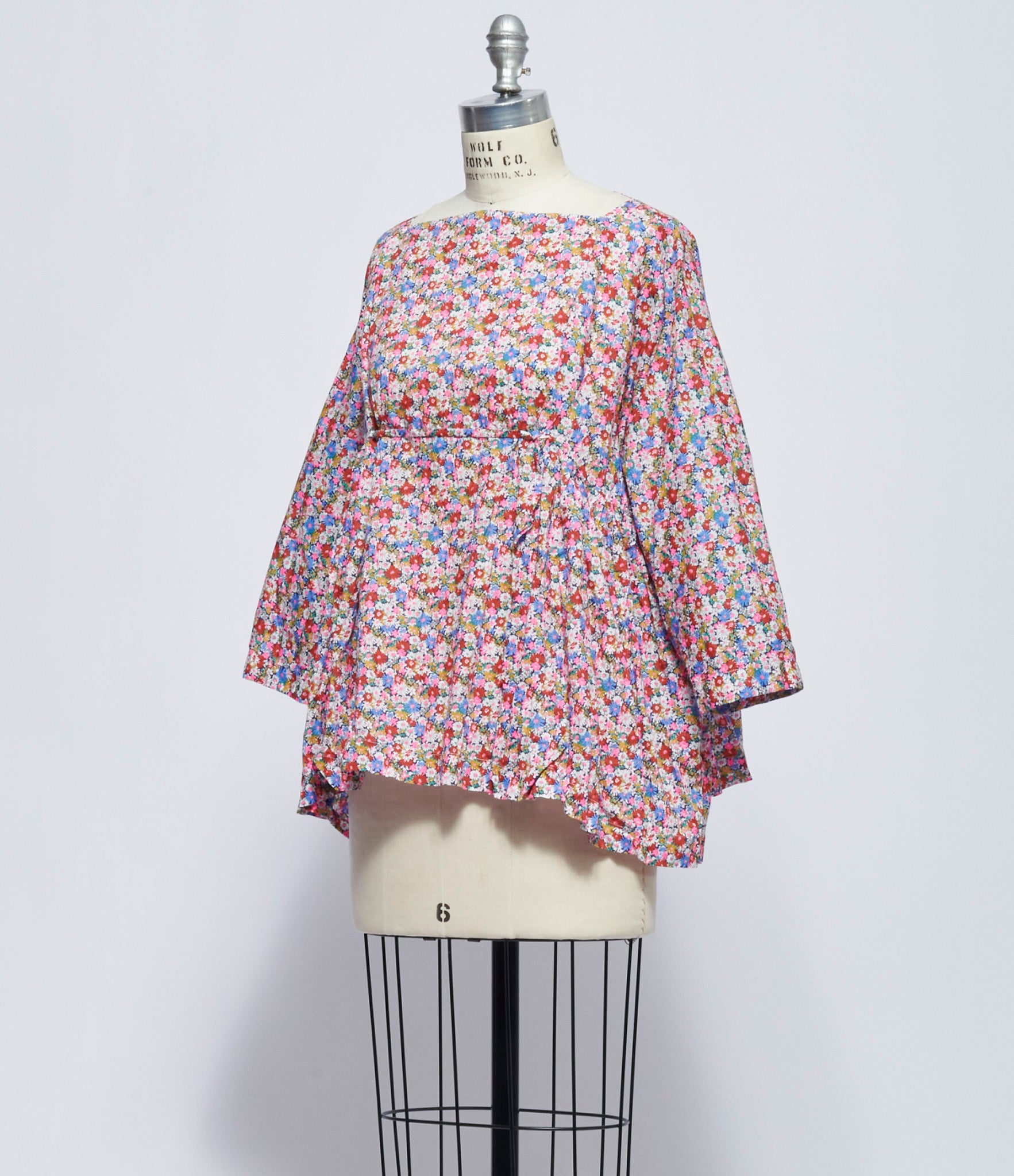 Daniela Gregis Womens Camicia Shirt Newpride h.65 Lavata Margherite Fucsia Blu Bianche