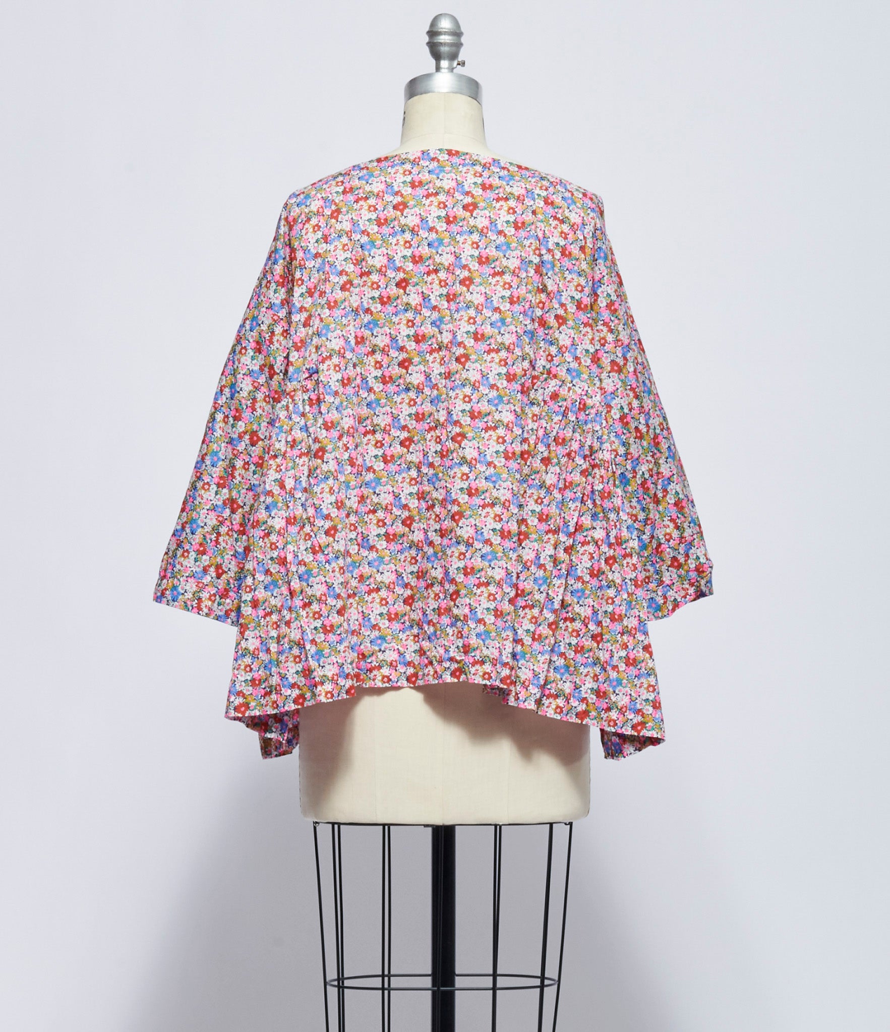 Daniela Gregis Womens Camicia Shirt Newpride h.65 Lavata Margherite Fucsia Blu Bianche