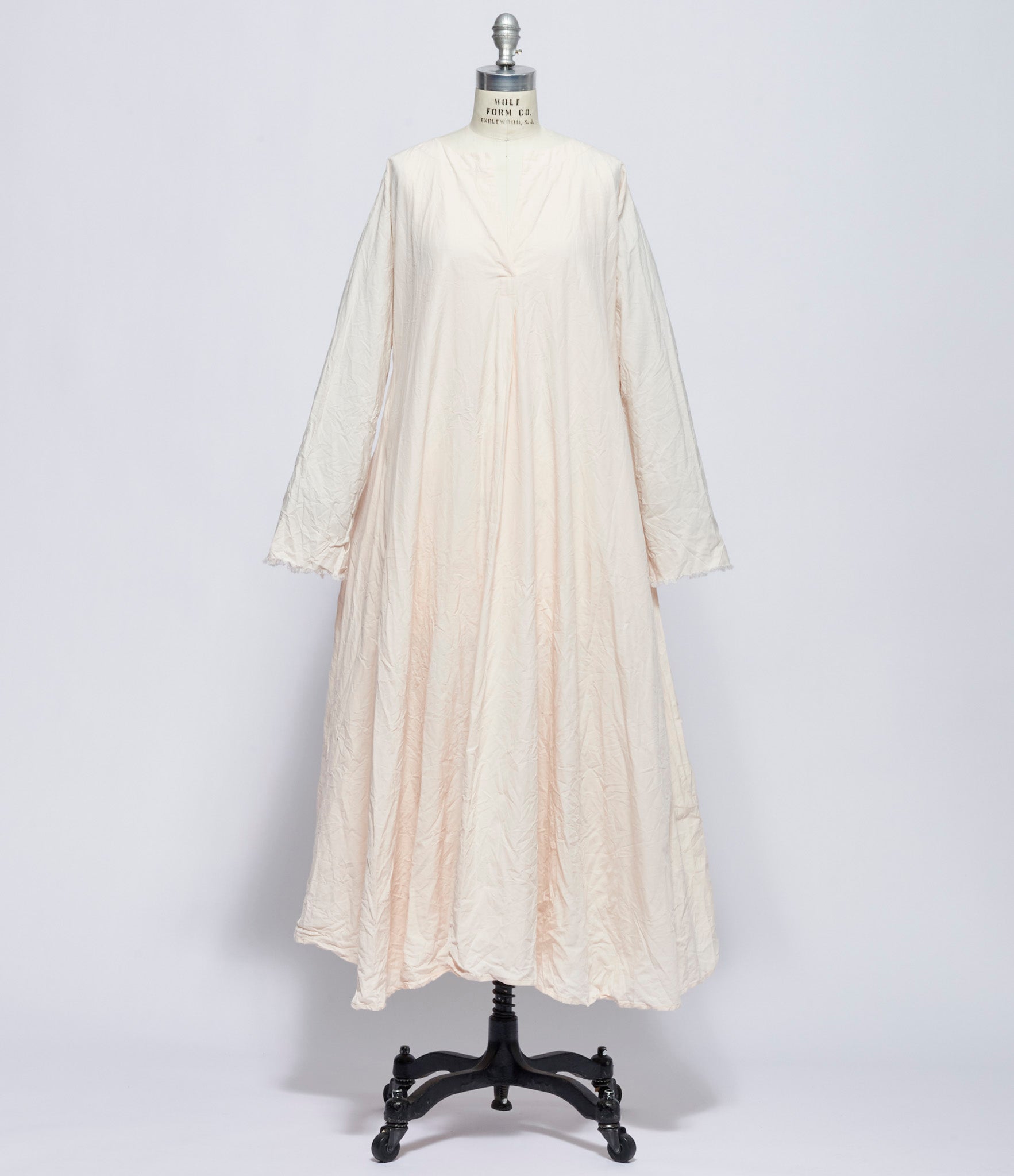 Daniela Gregis Womens Abito Dress Spicchi Mezza Luna Lavato Rosa Pale