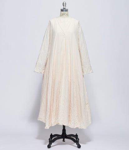 Daniela Gregis Womens Abito Dress Spicchi Mezza Luna Lavato Rosa Pale