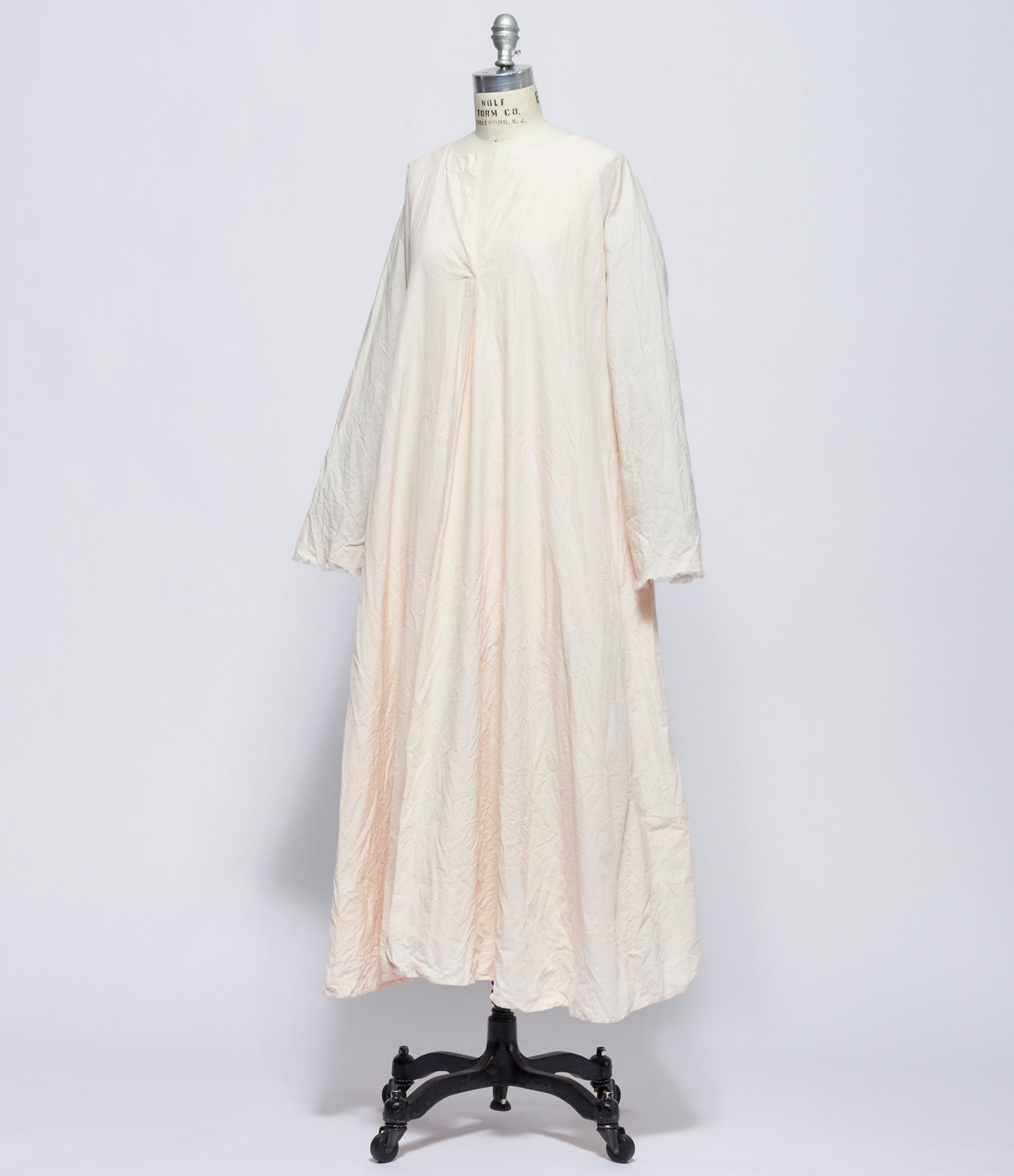 Daniela Gregis Womens Abito Dress Spicchi Mezza Luna Lavato Rosa Pale