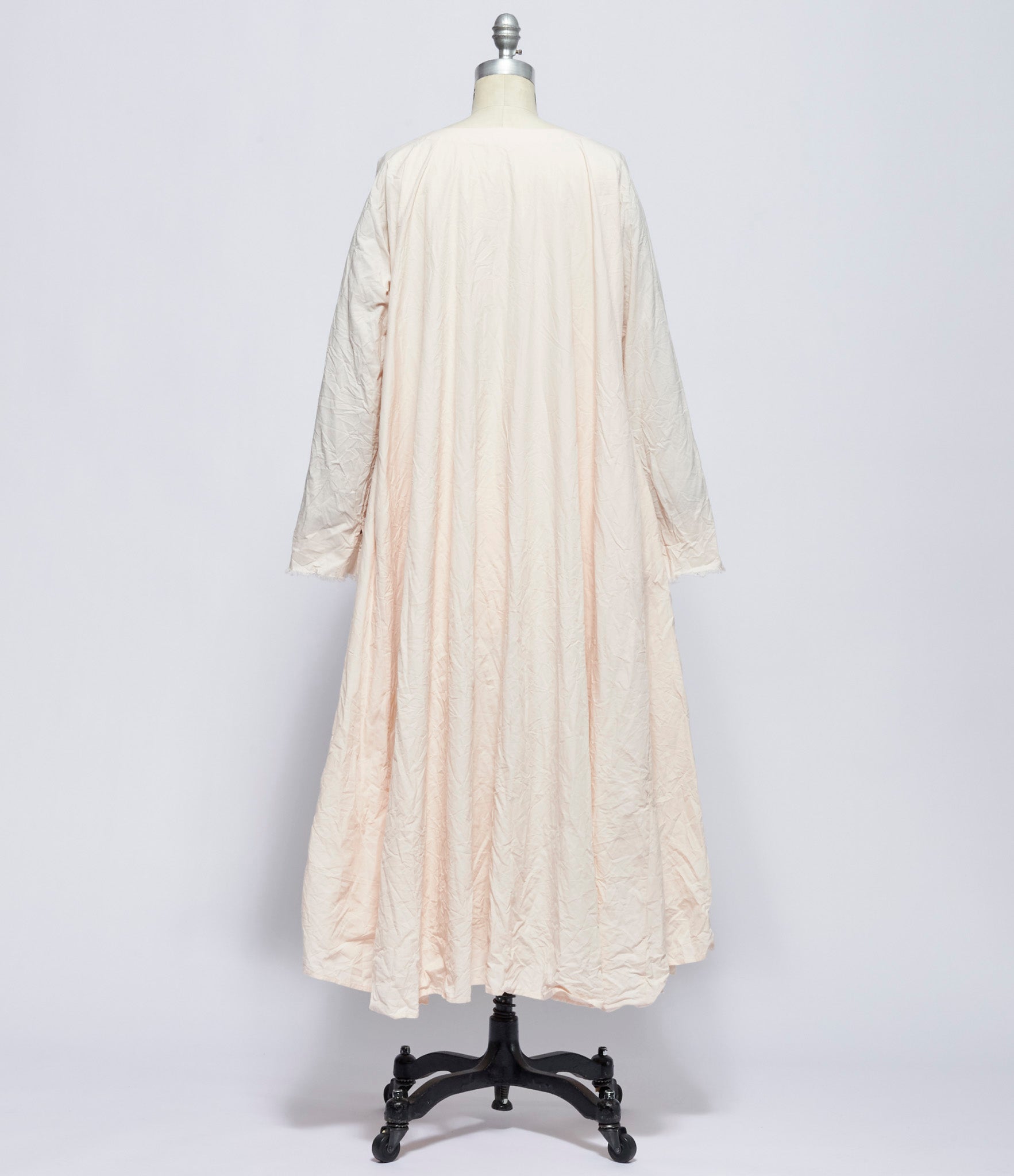 Daniela Gregis Womens Abito Dress Spicchi Mezza Luna Lavato Rosa Pale