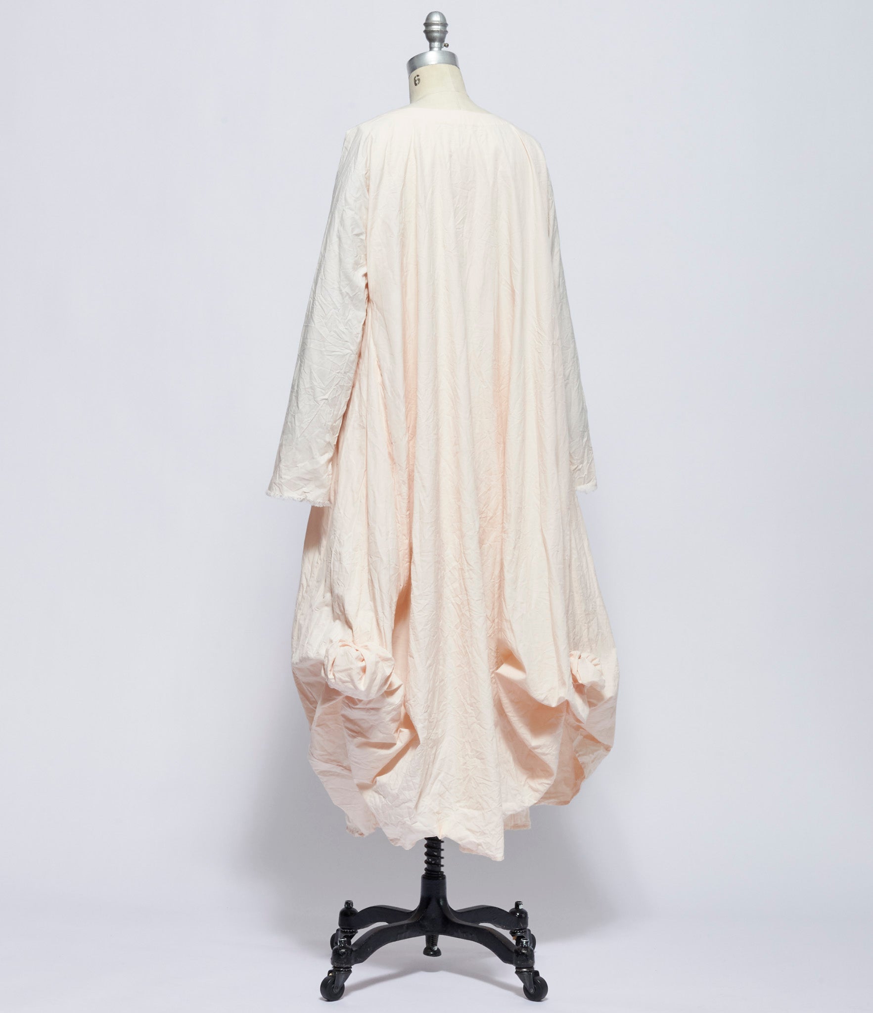 Daniela Gregis Womens Abito Dress Spicchi Mezza Luna Lavato Rosa Pale