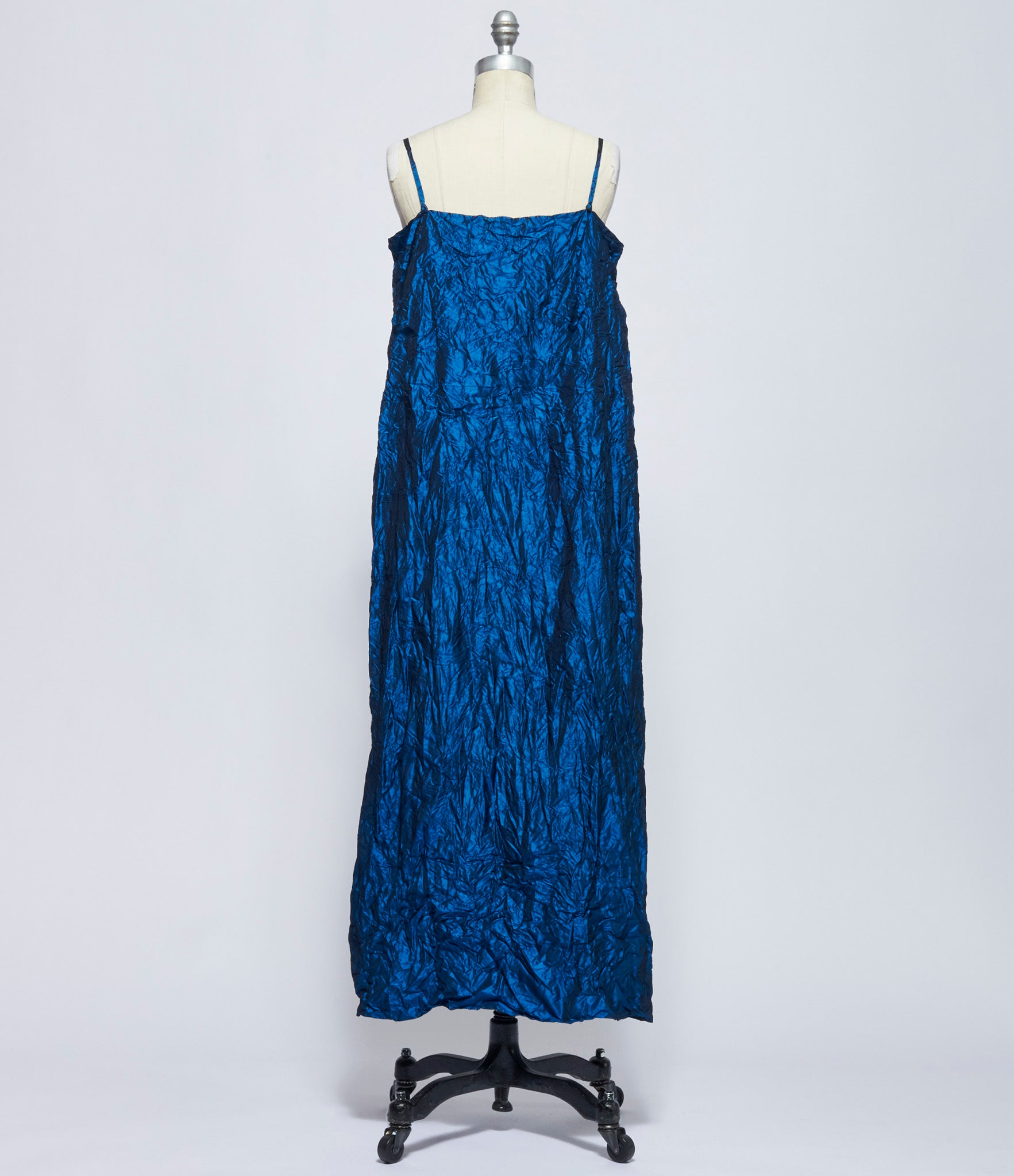 Daniela Gregis Womens Sottoveste Petticoat Pigiama Larga 142 Lavata Blu Petrolio