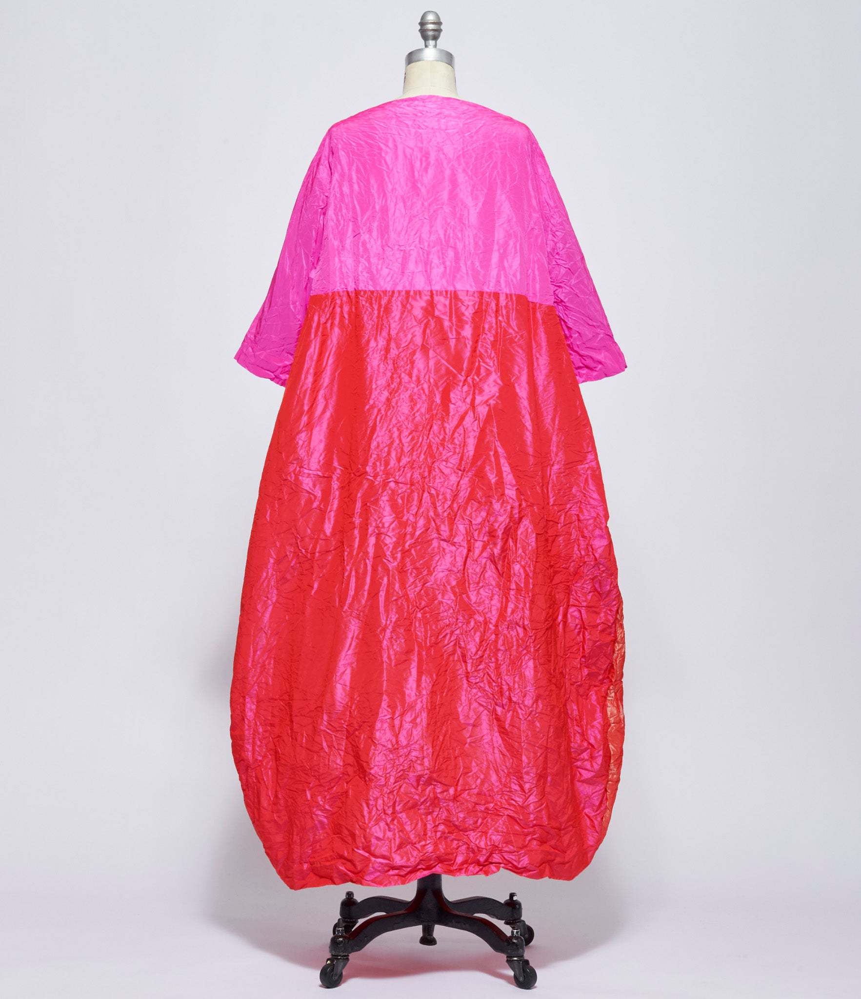 Daniela Gregis Womens Abito Dress Lunedi Meta Bianco Lavato Fucsia