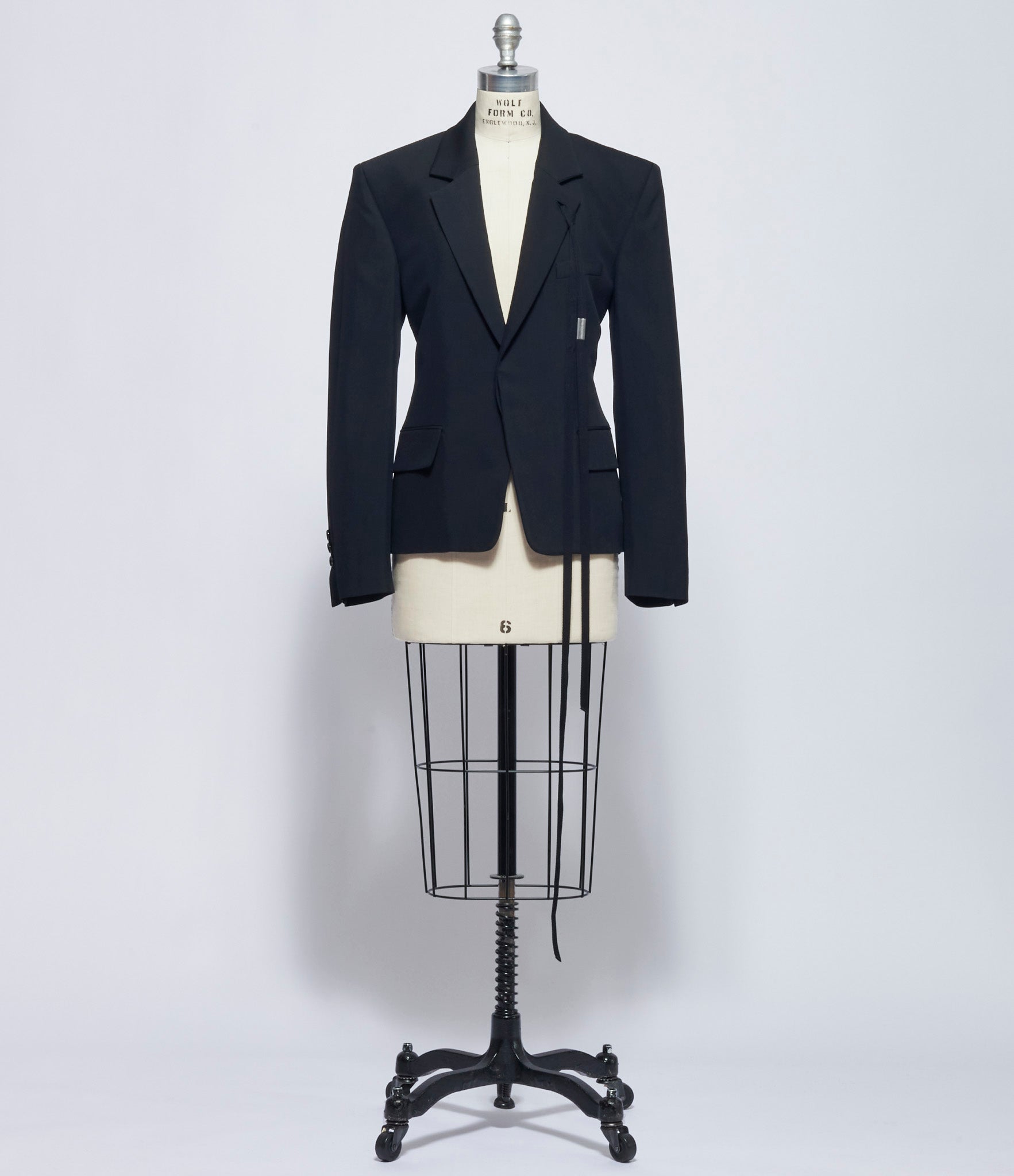 Ann Demeulemeester Womens Jomar Comfort Tailored Jacket Laced on Back