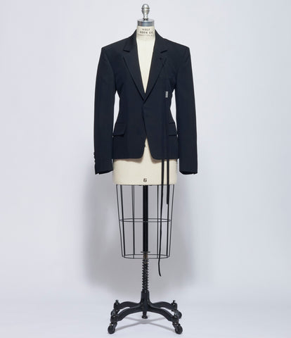 Ann Demeulemeester Womens Jomar Comfort Tailored Jacket Laced on Back