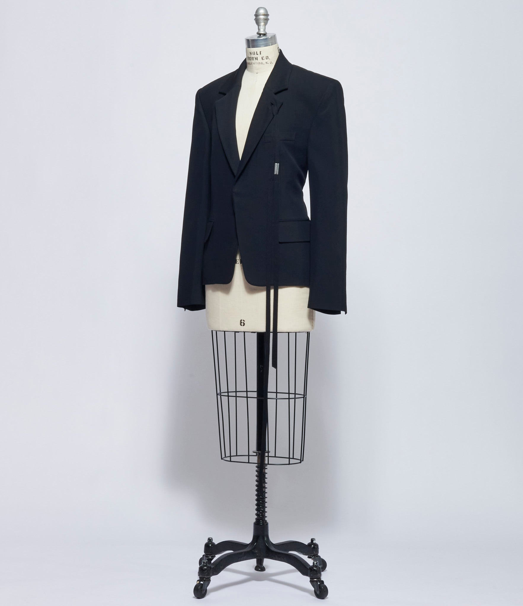 Ann Demeulemeester Womens Jomar Comfort Tailored Jacket Laced on Back