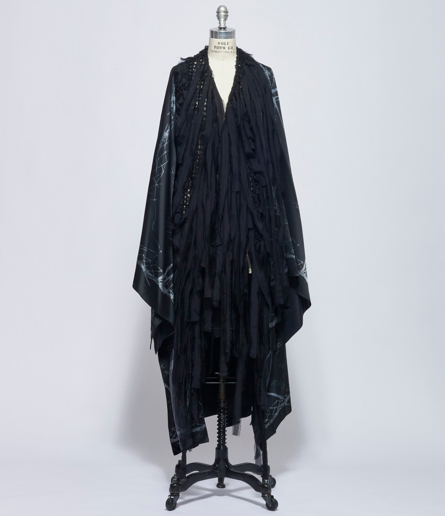 Ann Demeulemeester Womens Fora Macrame Embroidery Robe