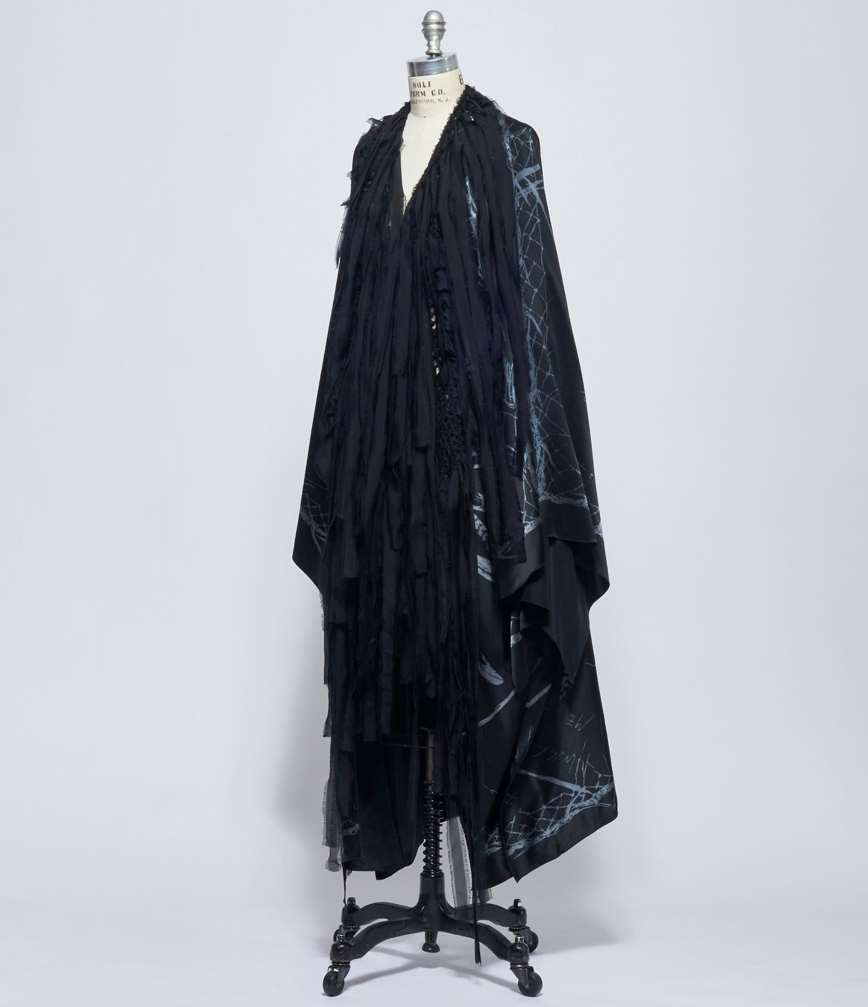 Ann Demeulemeester Womens Fora Macrame Embroidery Robe