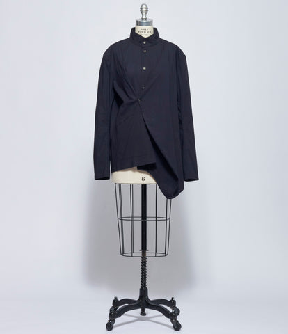 Chiahung Su Womens Hand Dyed Mandarin Collar Shirt