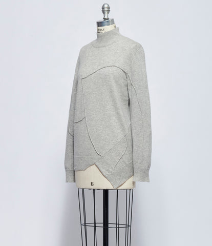 Chiahung Su Womens Hand Knitting Long Sleeve Turtleneck Sweater