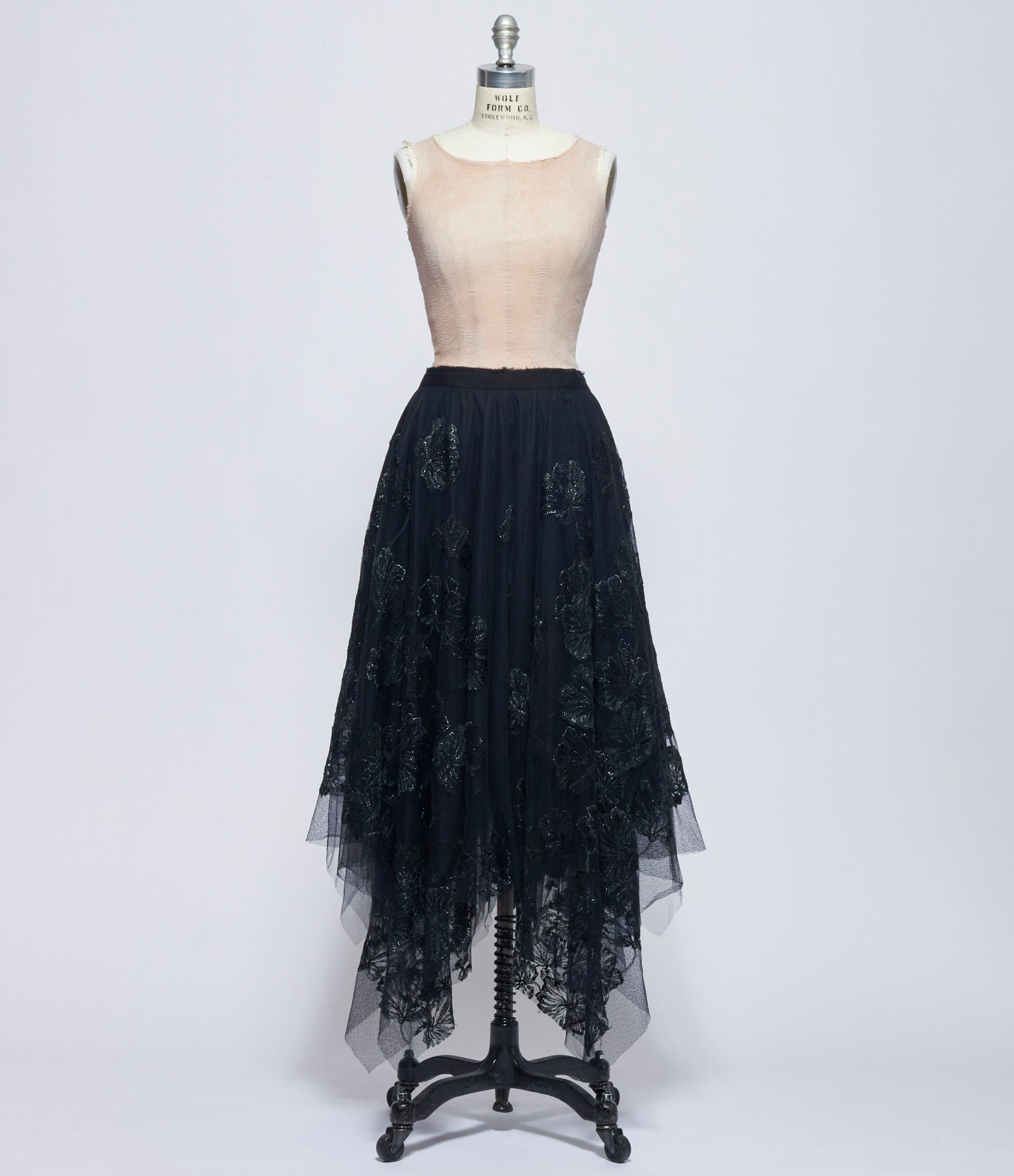 Marc Le Bihan Womens Noir Jupe Decalee 8 Pointes