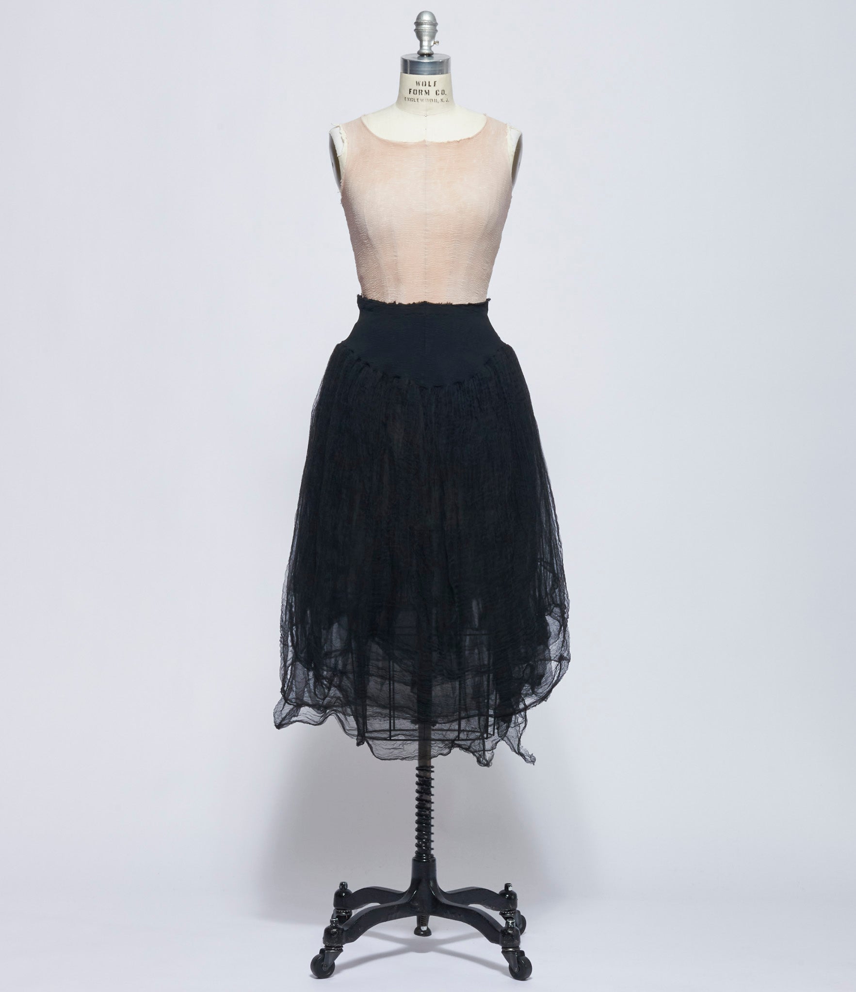 Marc Le Bihan Womens Noir Jupe Danseuse Stretch Skirt