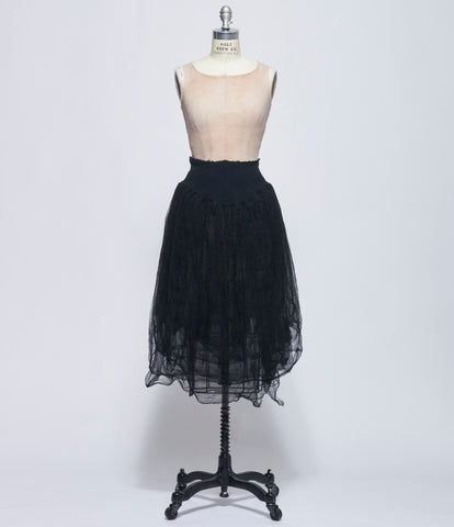 Marc Le Bihan Womens Noir Jupe Danseuse Stretch Skirt