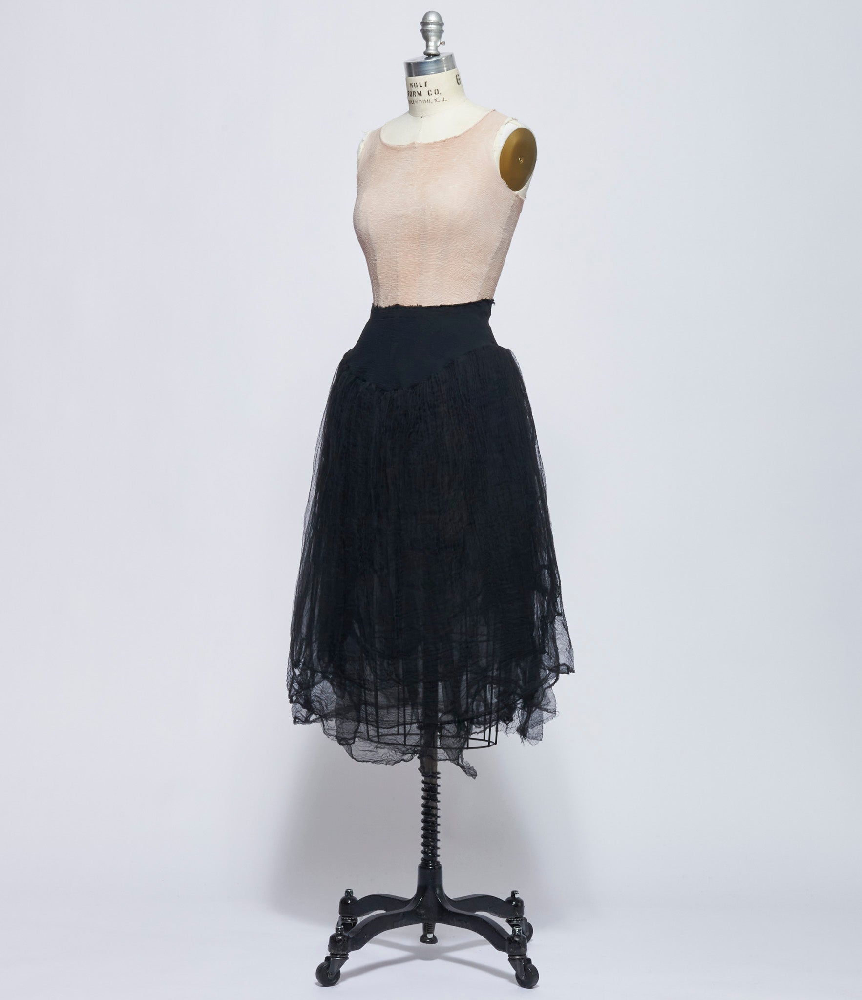 Marc Le Bihan Womens Noir Jupe Danseuse Stretch Skirt