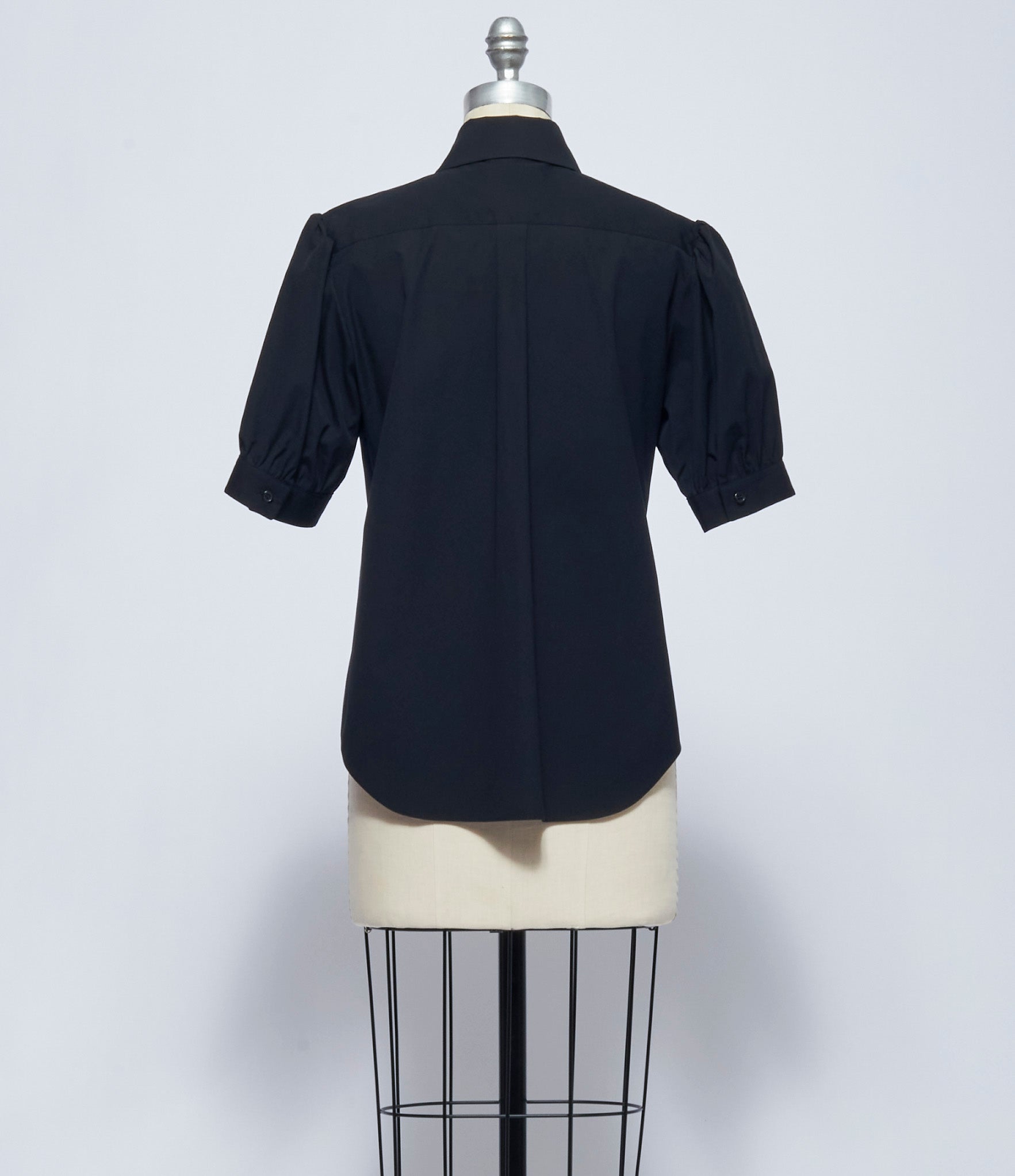 SS26 Noir Kei Ninomiya Comme Des Garcons Womens Ruffled Blouse