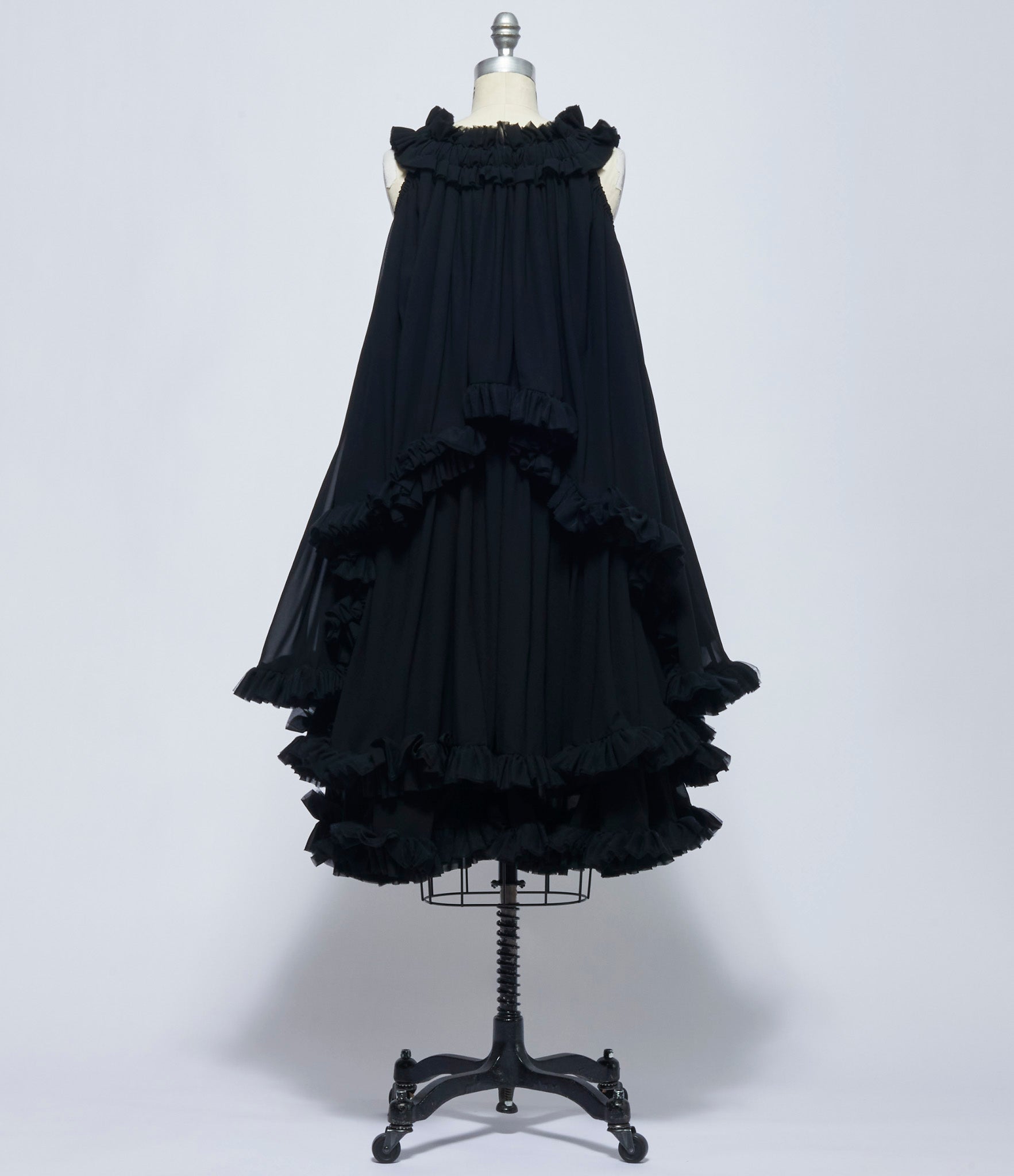 SS26 Noir Kei Ninomiya Comme Des Garcons Womens Tulle Ruffle Dress