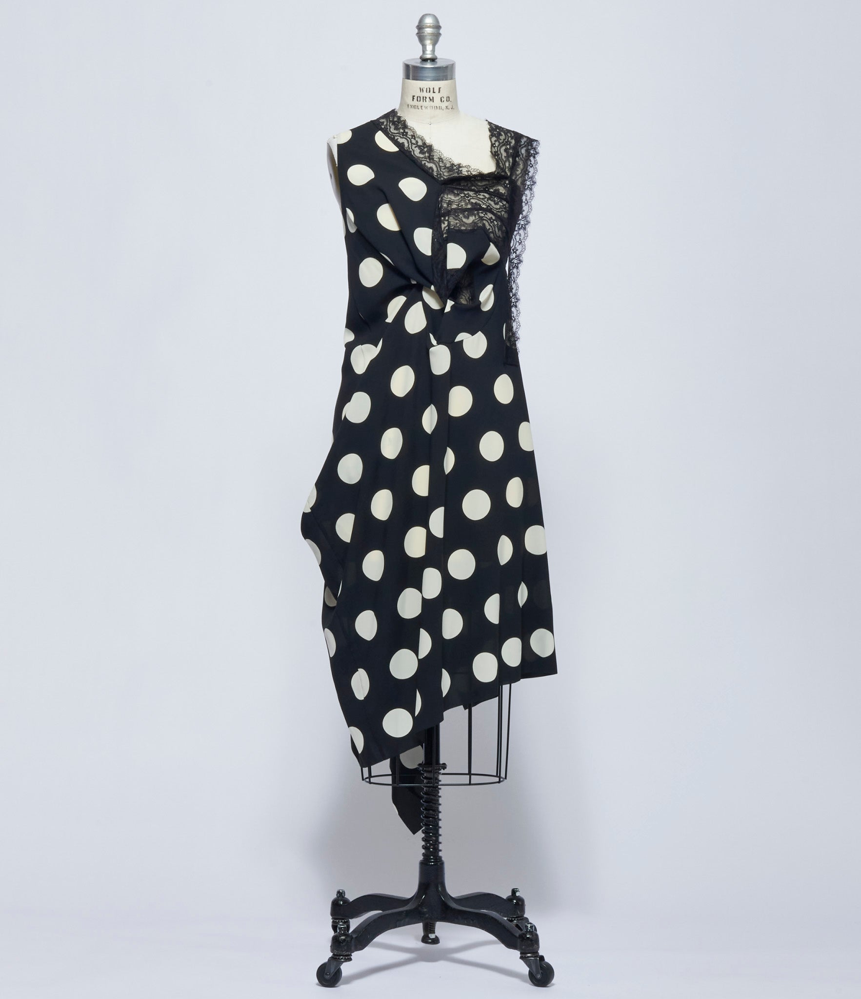 SS26 Junya Watanabe Womens Polka Dot Lace Dress
