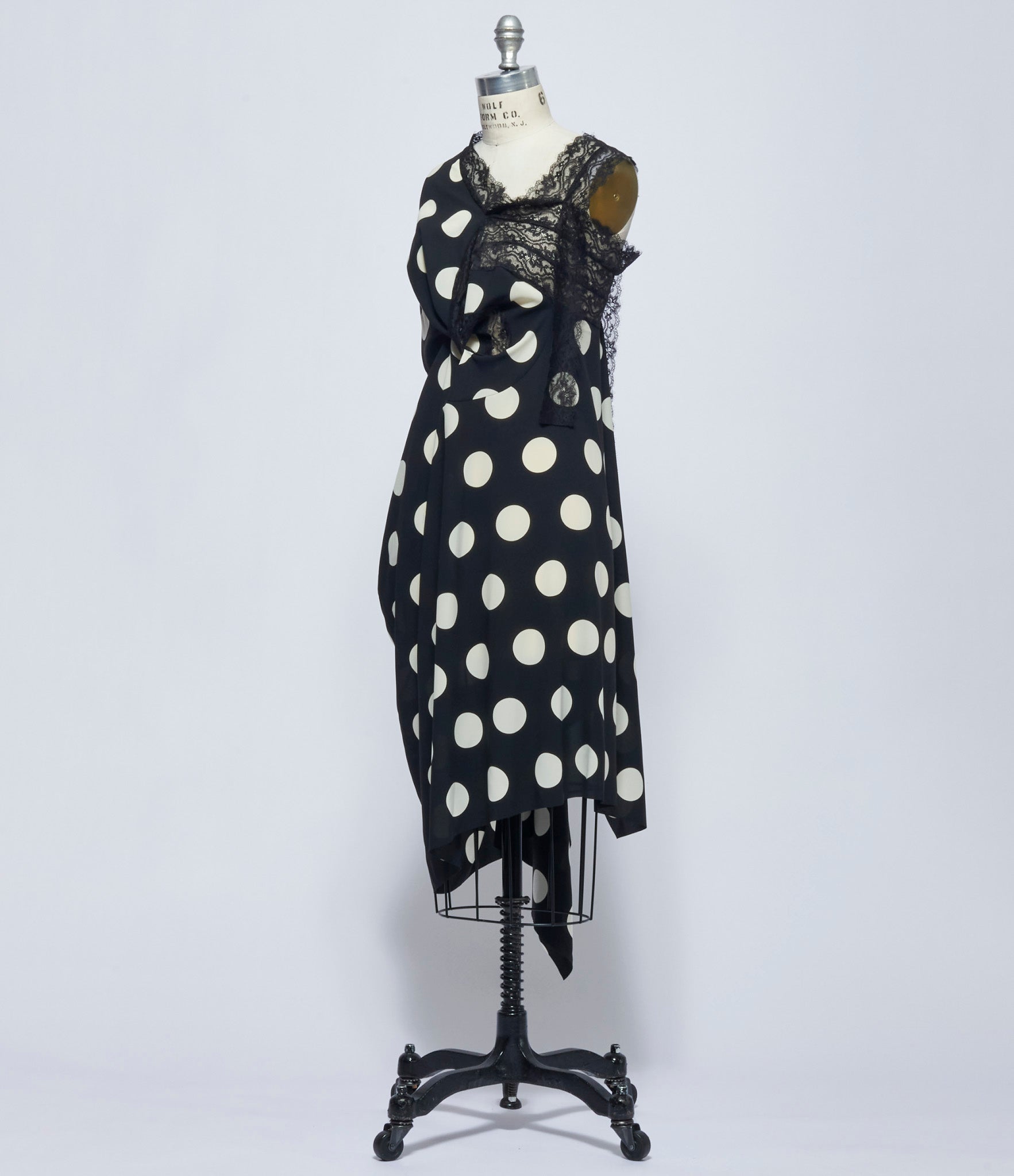 SS26 Junya Watanabe Womens Polka Dot Lace Dress