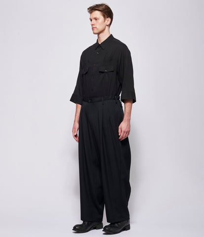 SS26 Yohji Yamamoto Mens 12 Tucks Pants