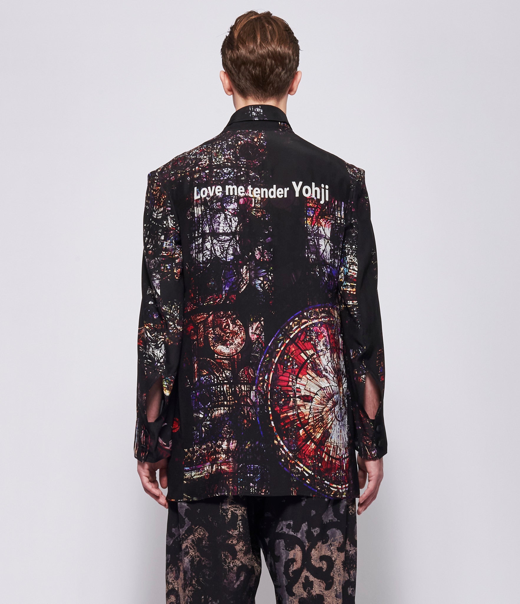SS26 Yohji Yamamoto Mens 0606 Printed Jacket
