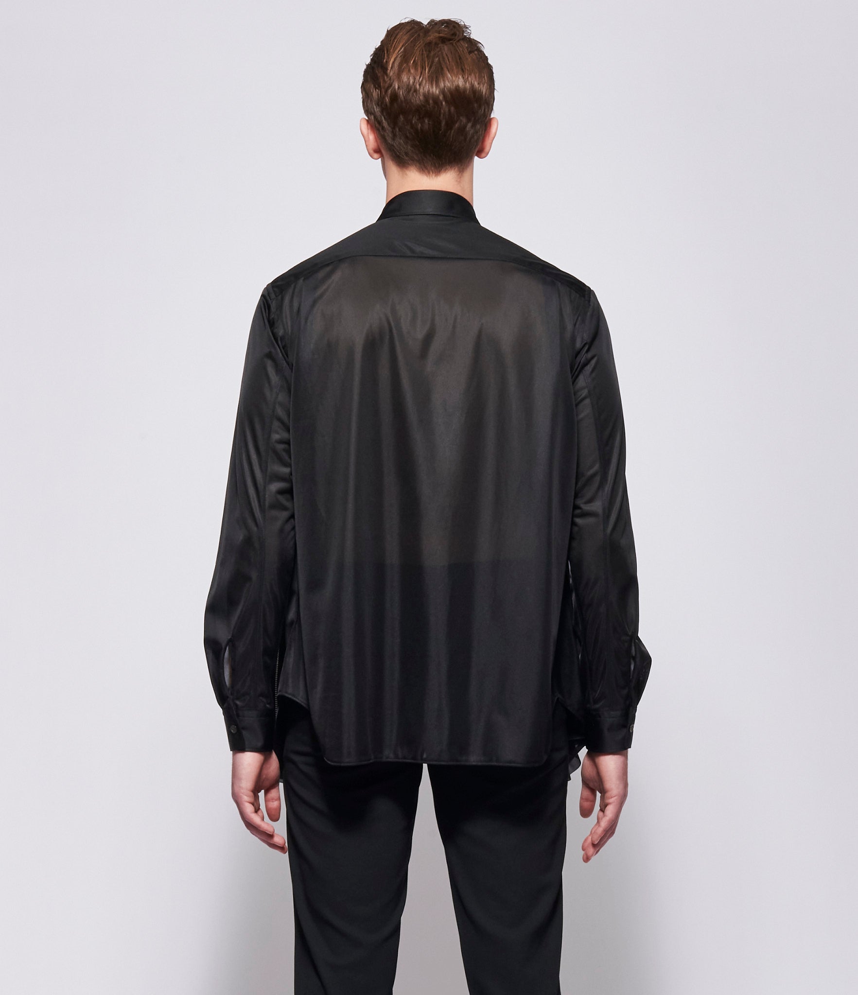 SS26 Comme Des Garcons Homme Plus Ruffle Zip Top