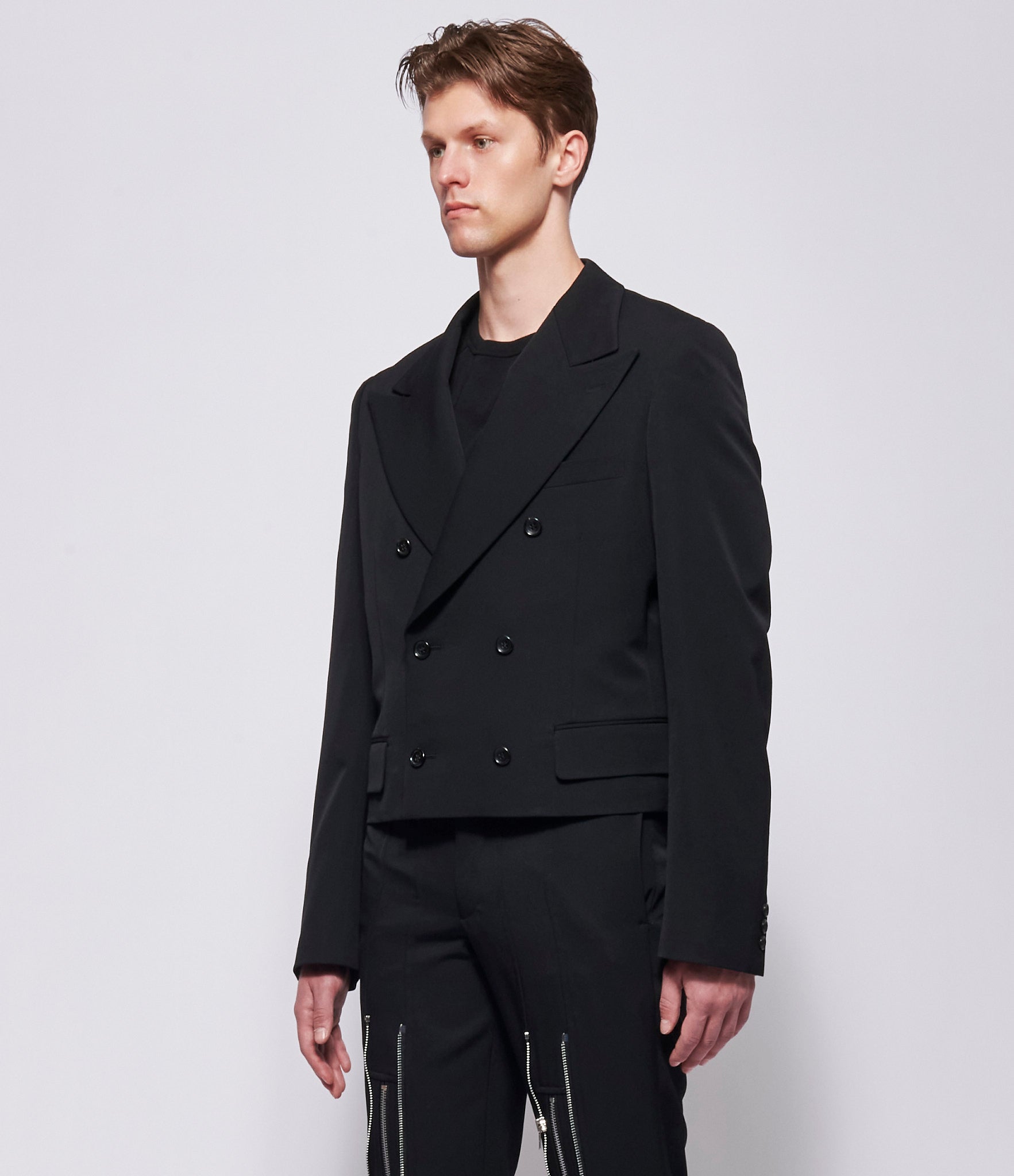 SS26 Comme Des Garcons Homme Plus Cropped Jacket