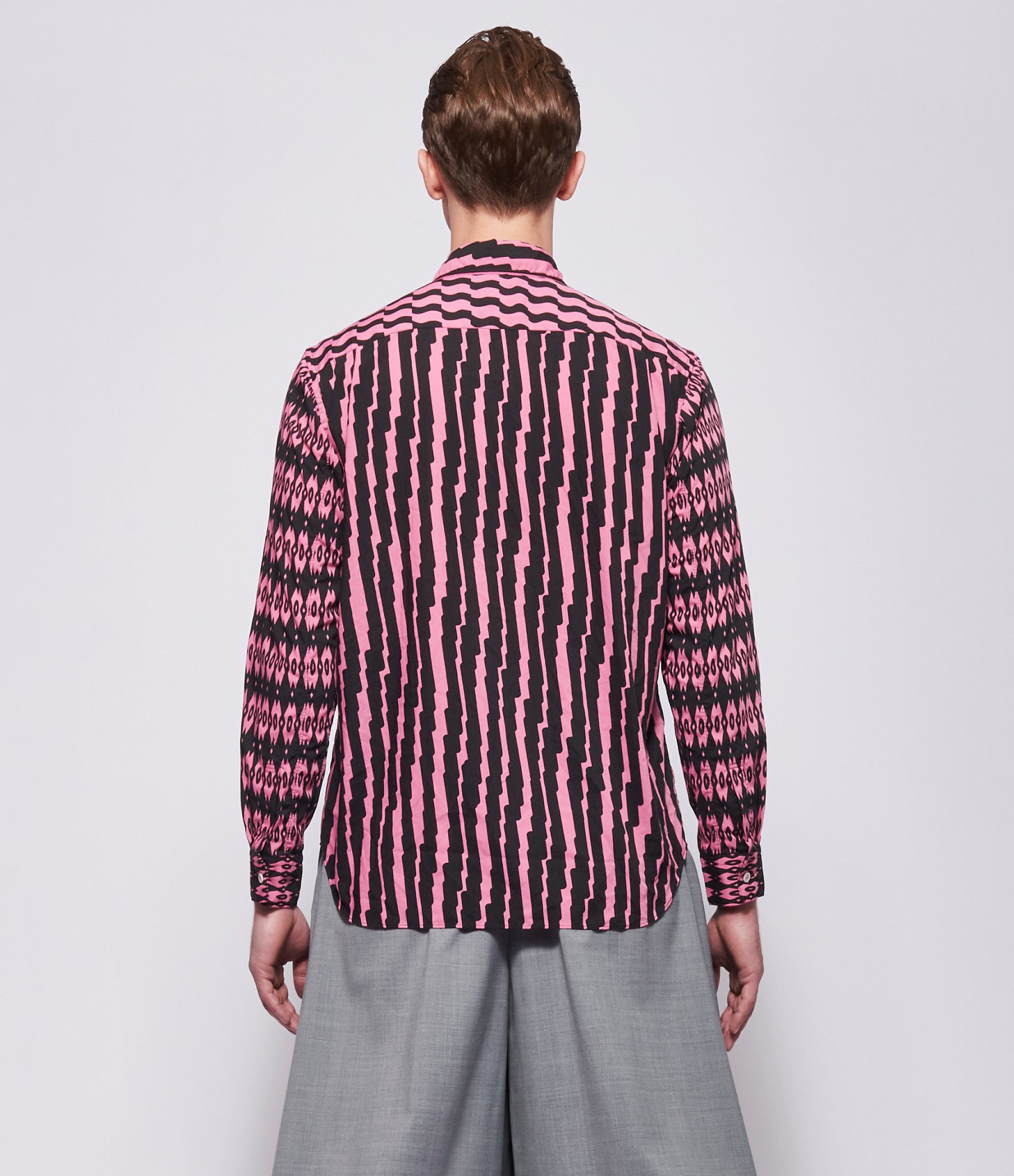 SS26 Comme Des Garcons Homme Plus Pink Pattern Shirt – IfSohoNewYork SS26 Comme Des Garcons Homme Plus Pink Pattern Shirt – IfSohoNewYork