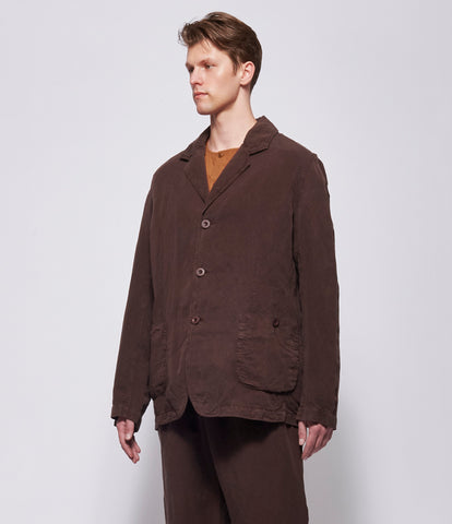 SS26 Casey Casey Mens U Courte Jacket Brown