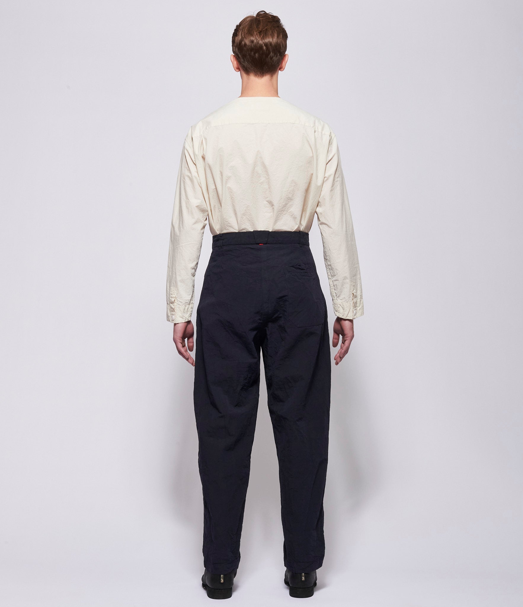 SS26 Casey Casey Mens Black Formal Cargo Pant