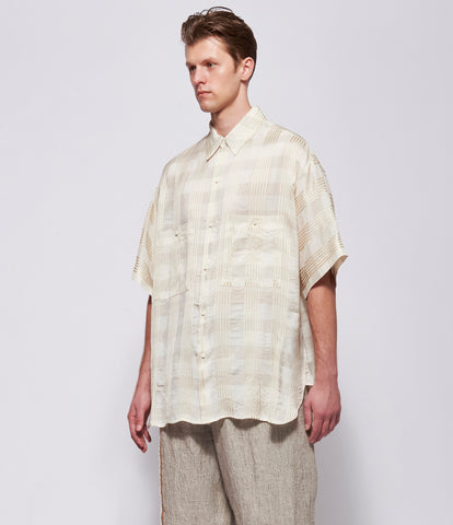 SS26 Uma Wang Mens Off White Teorya Top