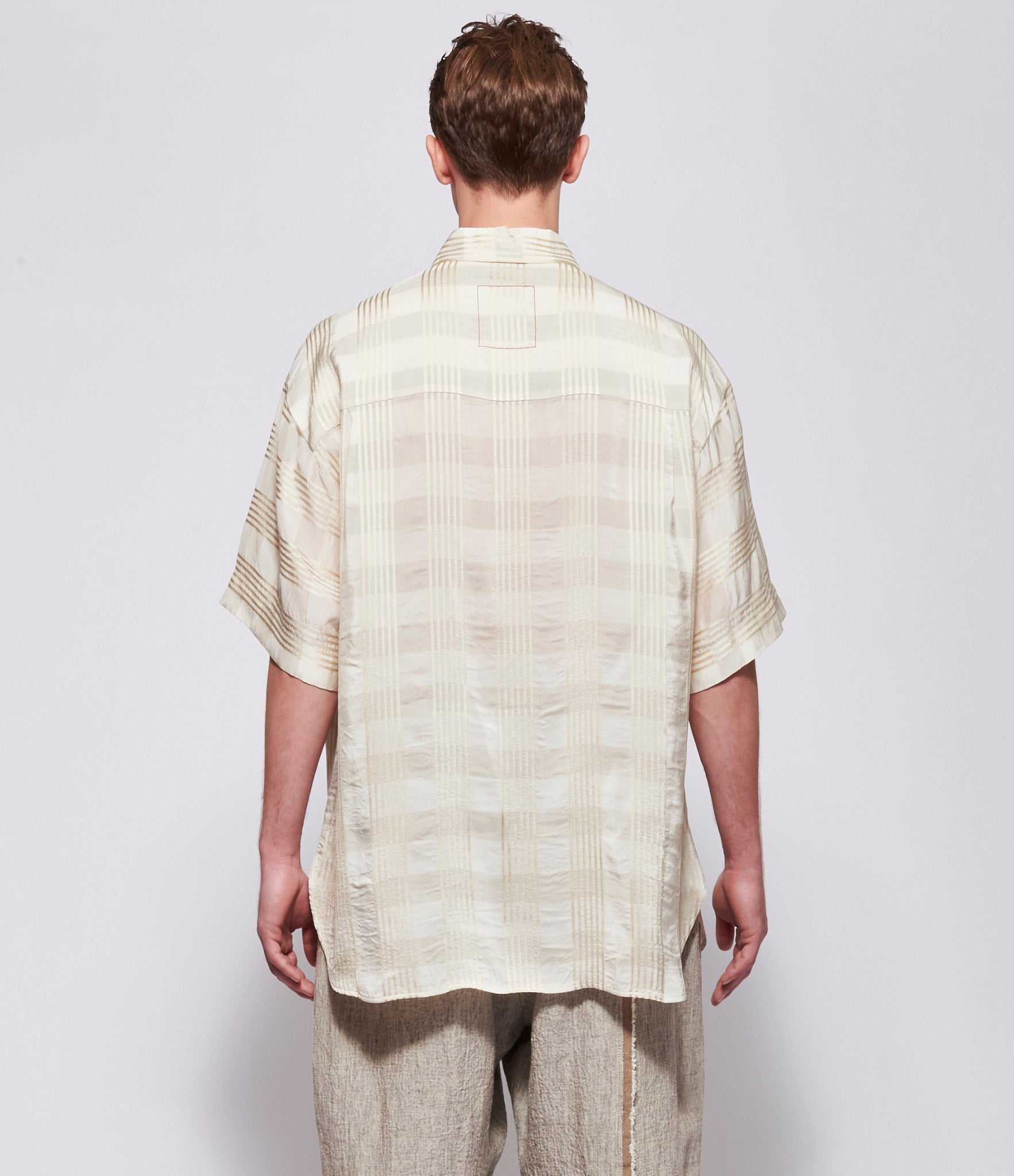 SS26 Uma Wang Mens Off White Teorya Top