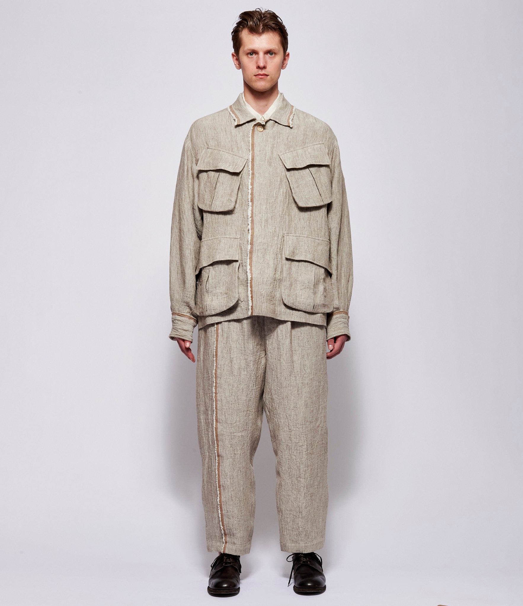 SS26 Uma Wang Mens Jute Jacket