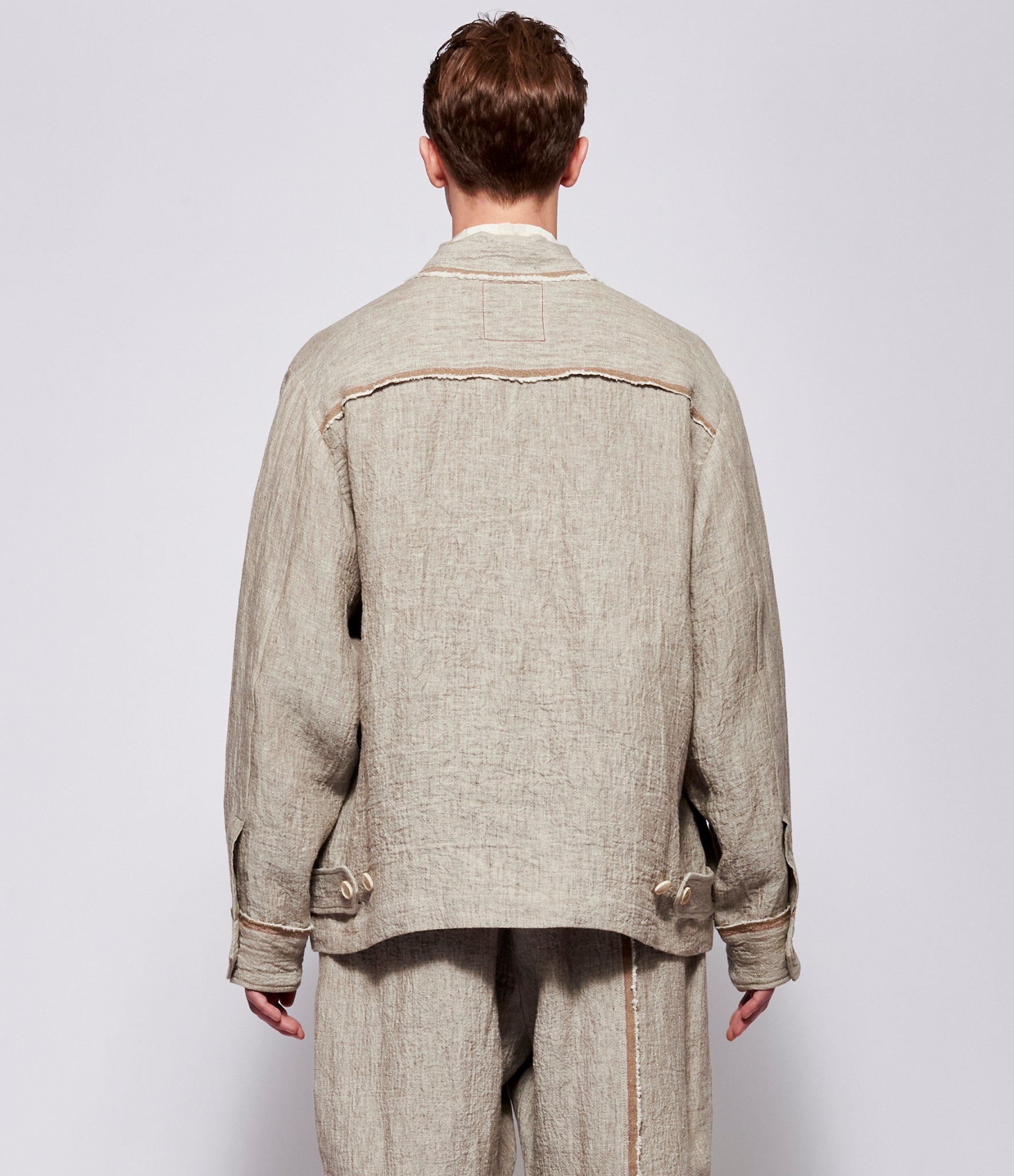 SS26 Uma Wang Mens Jute Jacket