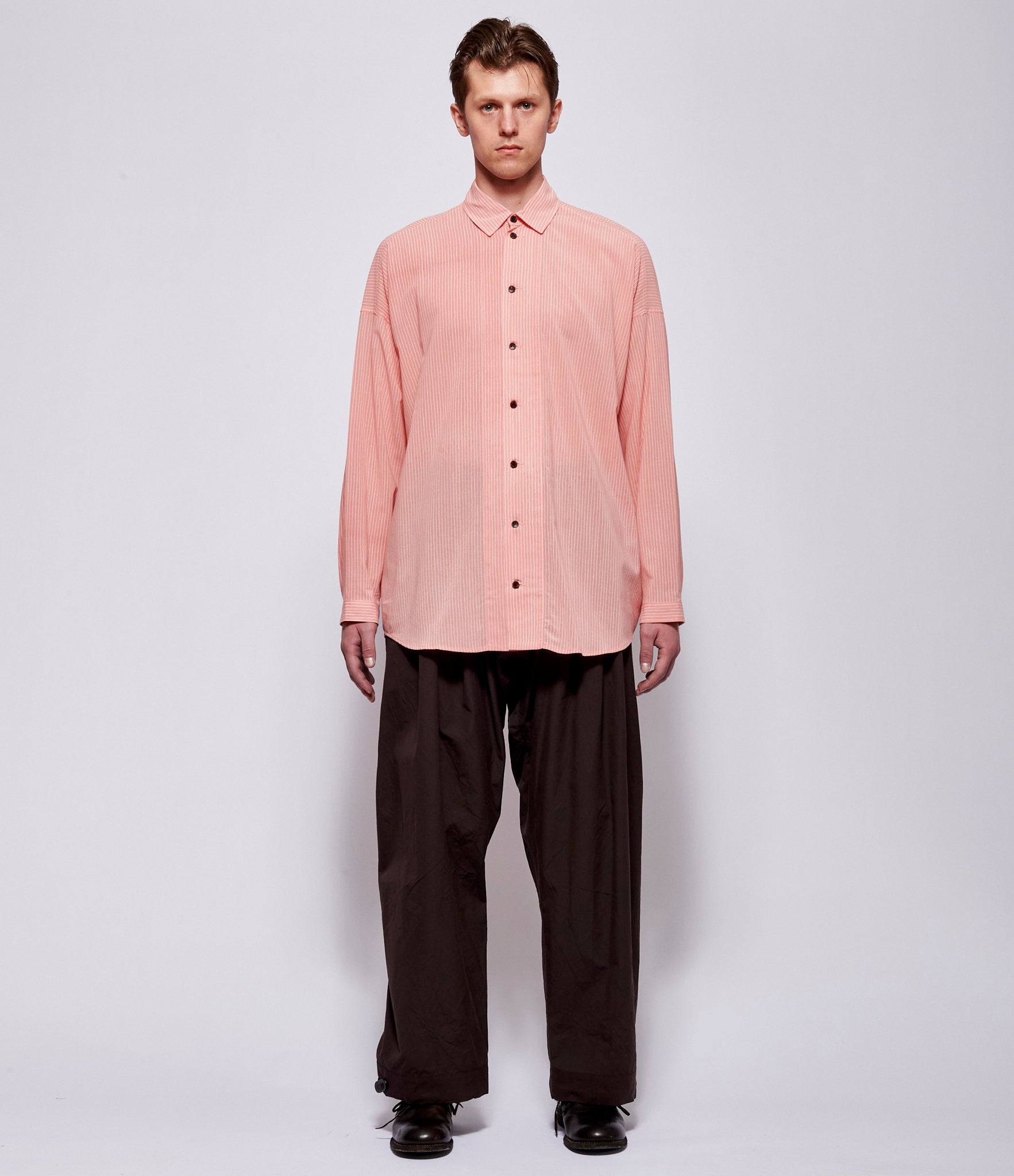 SS26 Jan Jan Van Essche Mens Madder Pink Shirt #100