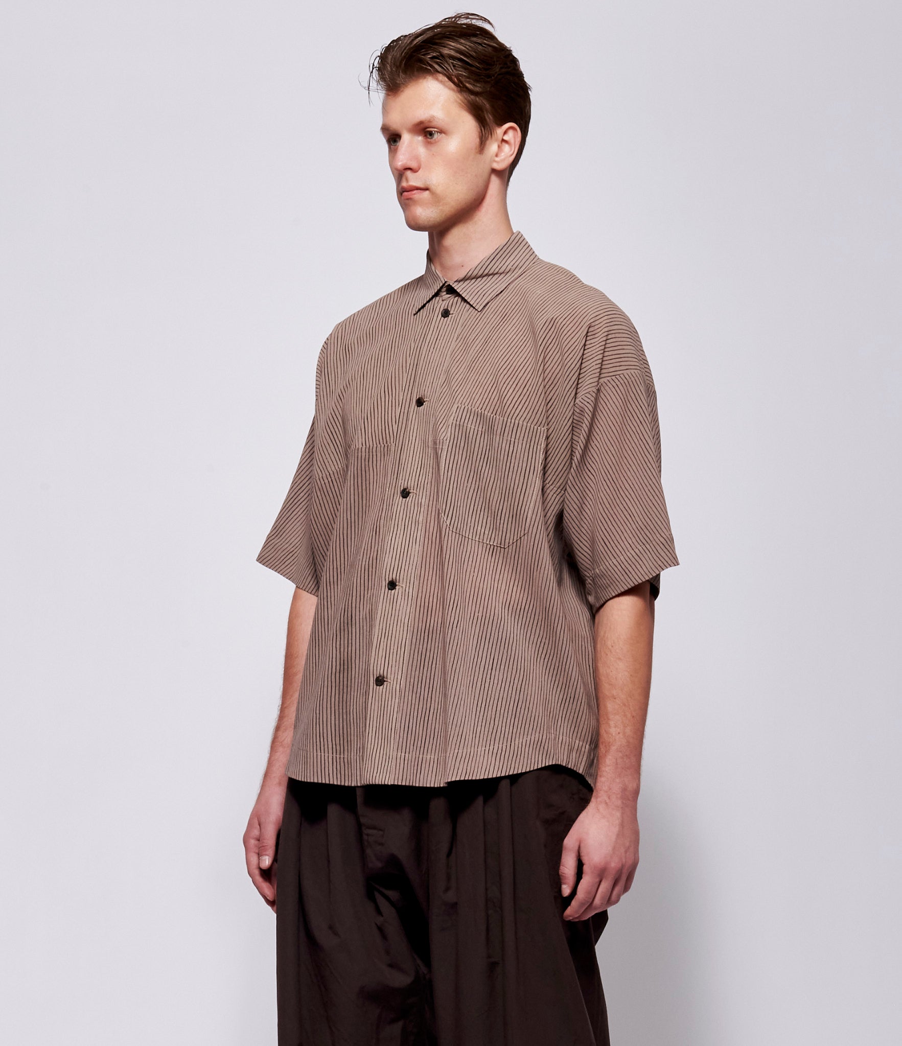SS26 Jan Jan Van Essche Mens Madder Beige Shirt #114