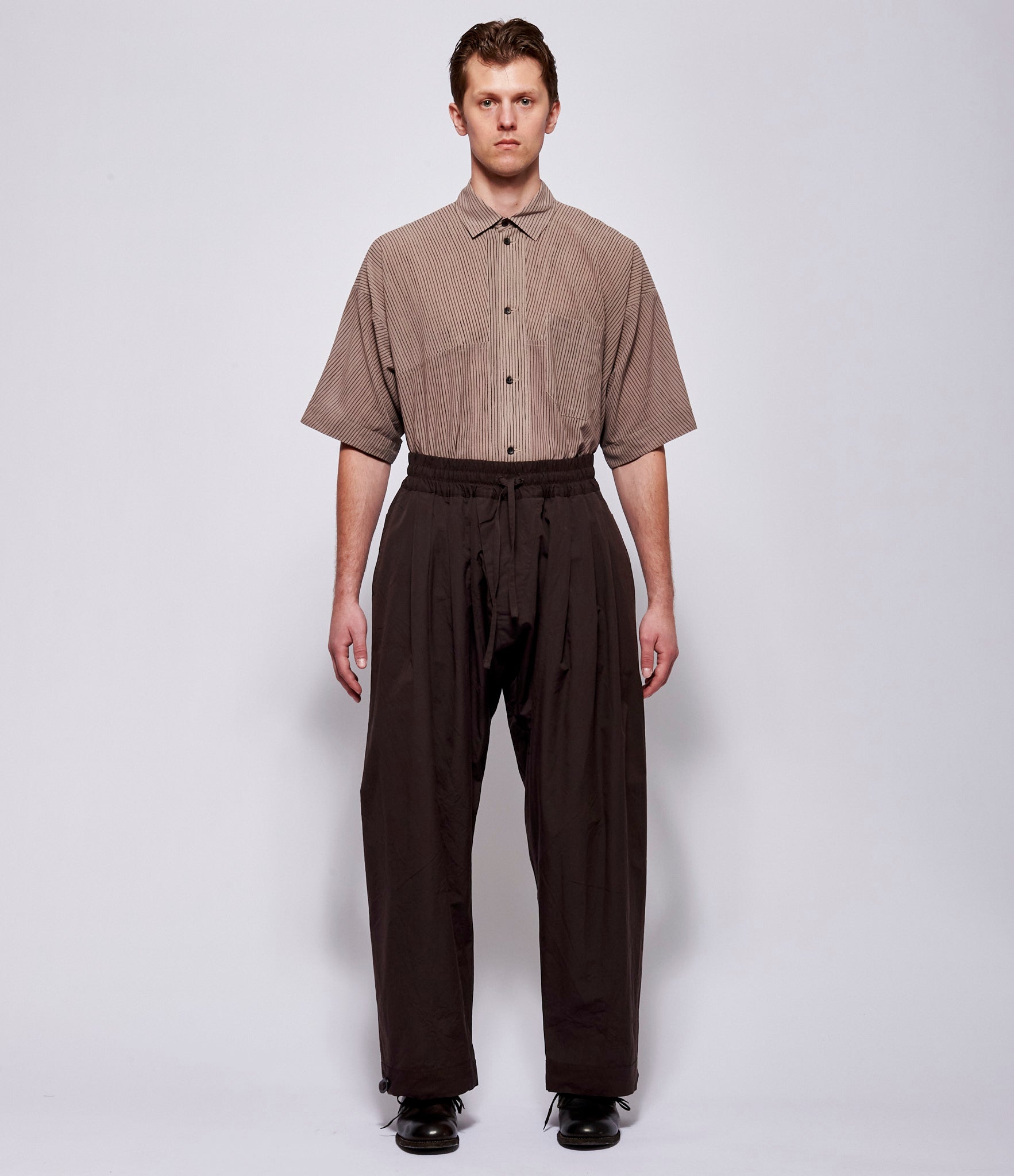 SS26 Jan Jan Van Essche Mens Old Mahogany Trousers #91