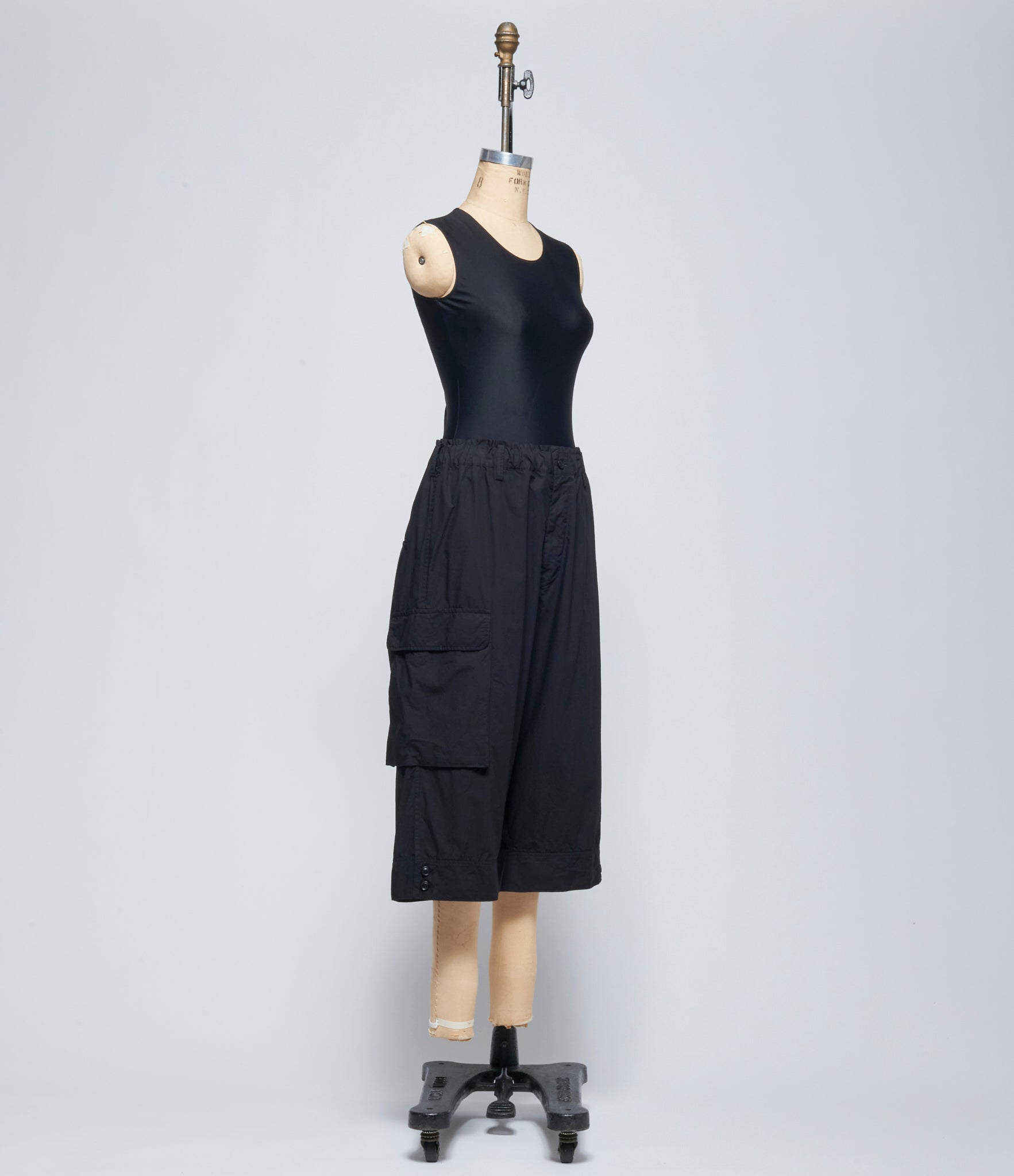 SS26 Y's MAIN Womens I-Hem Cuffs Sarquel Pants