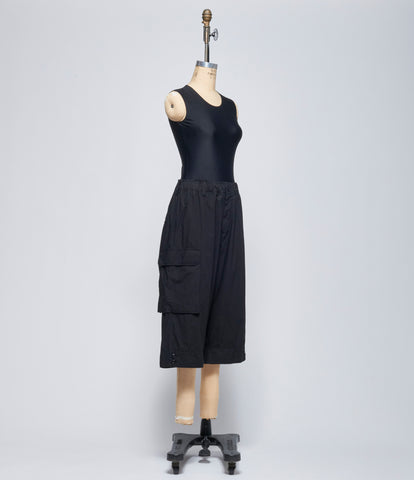 SS26 Y's MAIN Womens I-Hem Cuffs Sarquel Pants