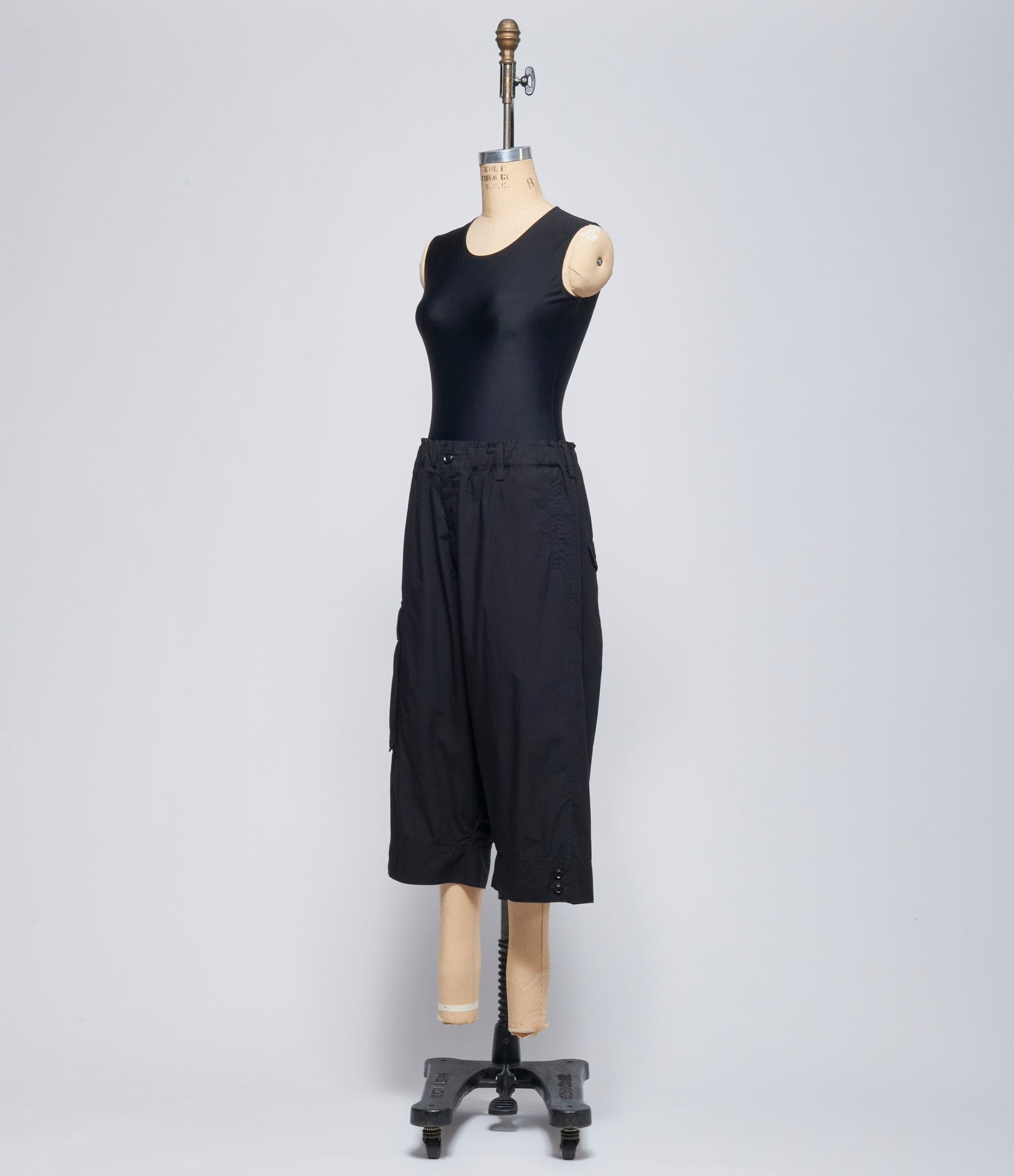 SS26 Y's MAIN Womens I-Hem Cuffs Sarquel Pants